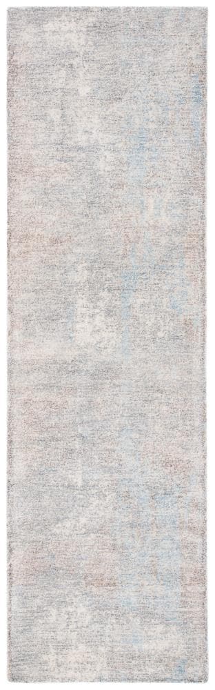 Safavieh RVT113F-28 Restoration Vintage Erika 2 x 8 (ft) Tufted Synthetic Gray/Blue Rectangular Indoor Abstract Vintage Runner rug
