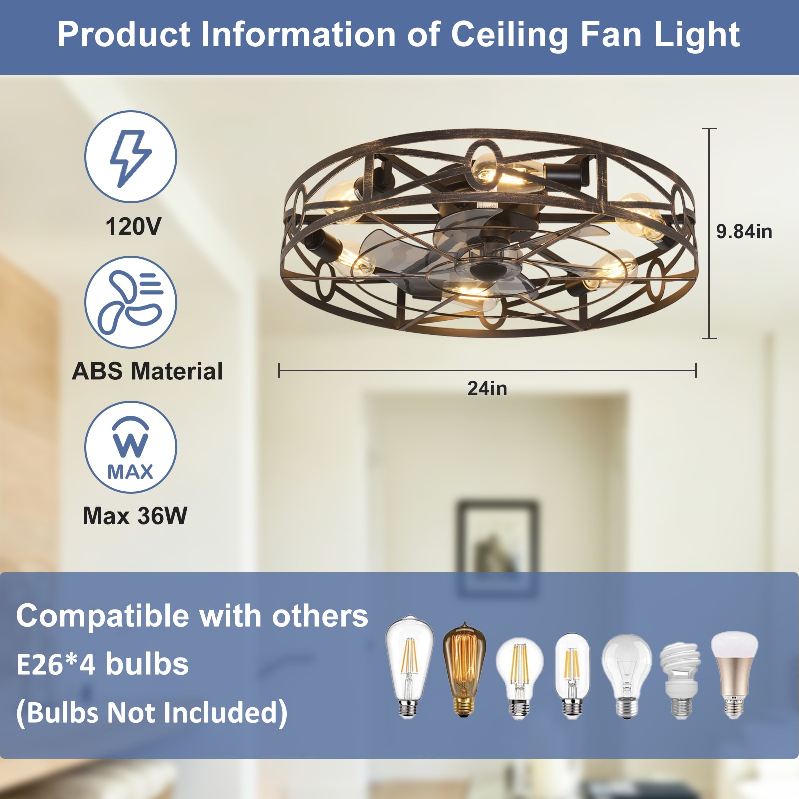 Dovanpaul 216-24C-CO-LW Ceiling-Fans - View #5