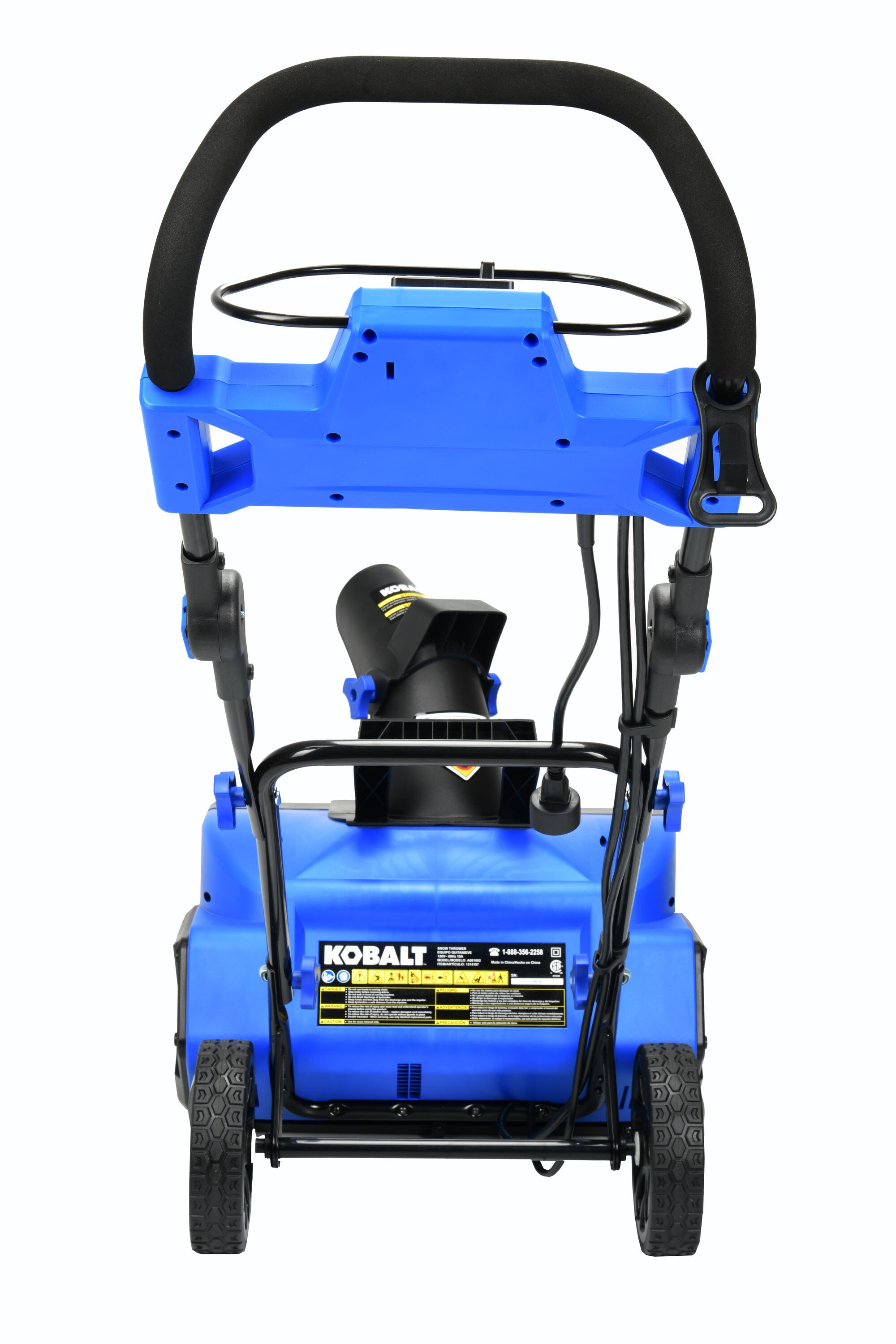 Costway 18-Inch 15 Amp Electric Snow Thrower Corded Snow Blower  720Lbs/Minute Blue