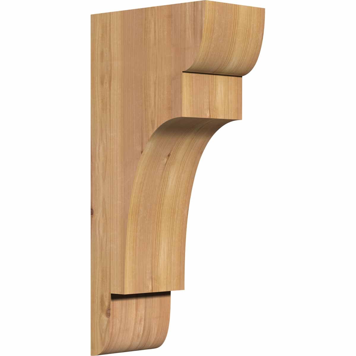 Ekena Millwork COR06X10X22NEB00SWR 5.5-in x 10-in x 22-in New brighton Unfinished Western red cedar Wood Paintable/Stainable Corbel
