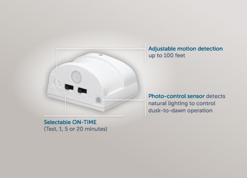 Secure Home 240-Degree Hardwired Halogen 2-Head Motion-Activated