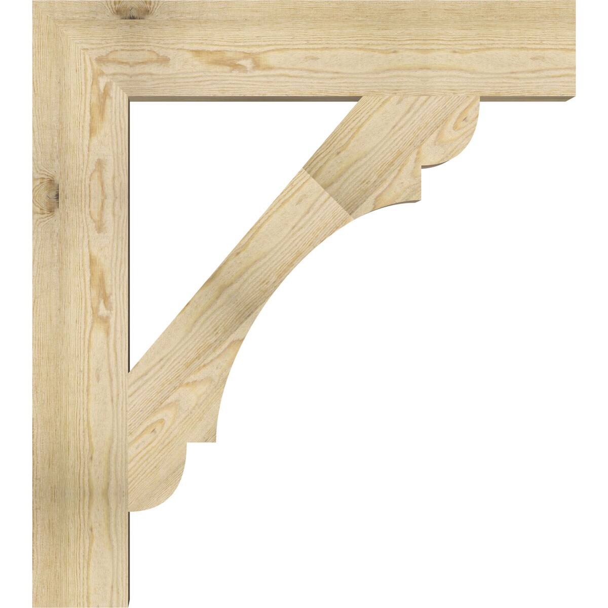 Ekena Millwork BKT06X34X38OLY05RDF Exterior-Brackets-Braces - View #3