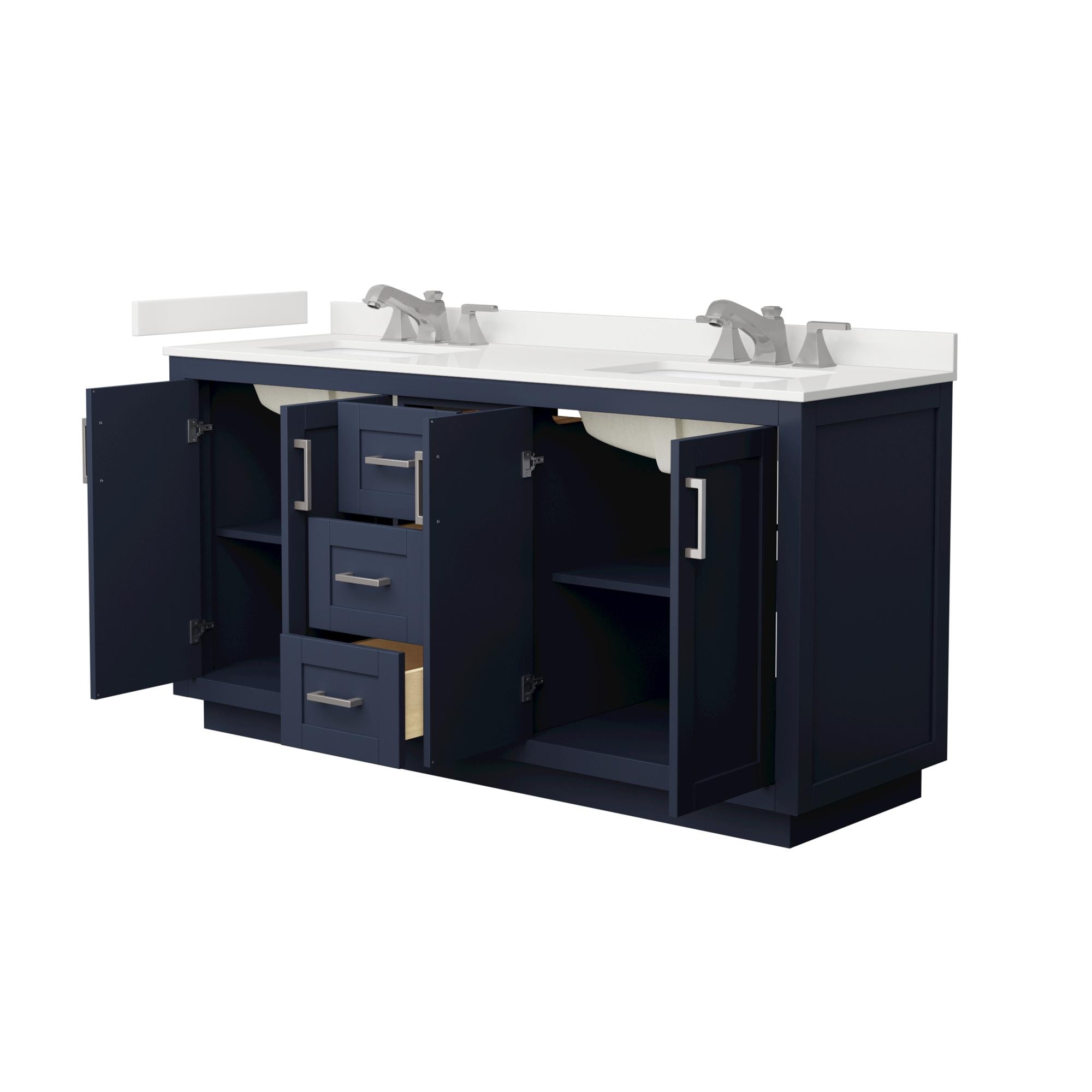Wyndham Collection WCF292966DBNWQUS3MXX Bath-Vanity-Combo - View #3