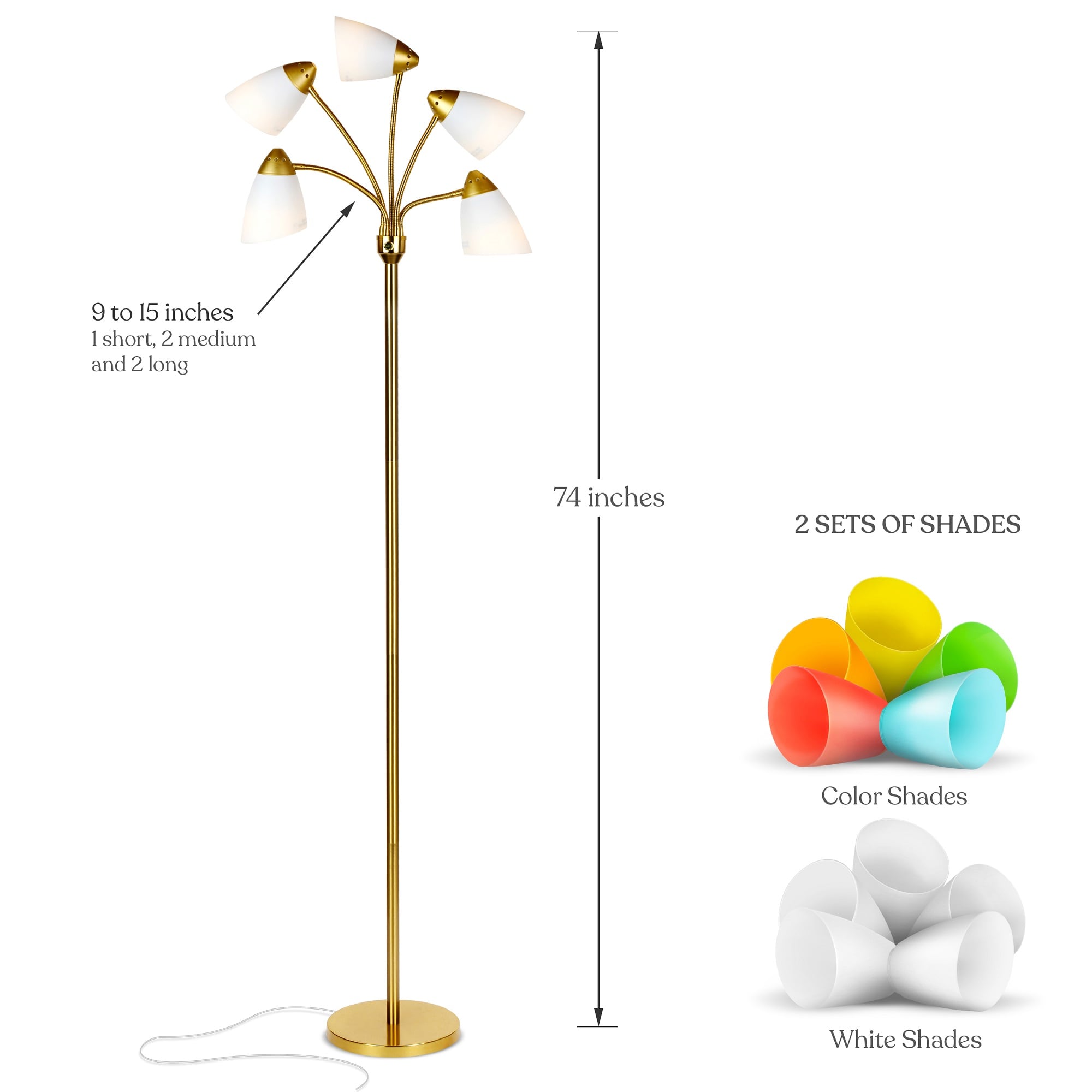 Brightech FL-MDSA-BRS floorlamps - View #9
