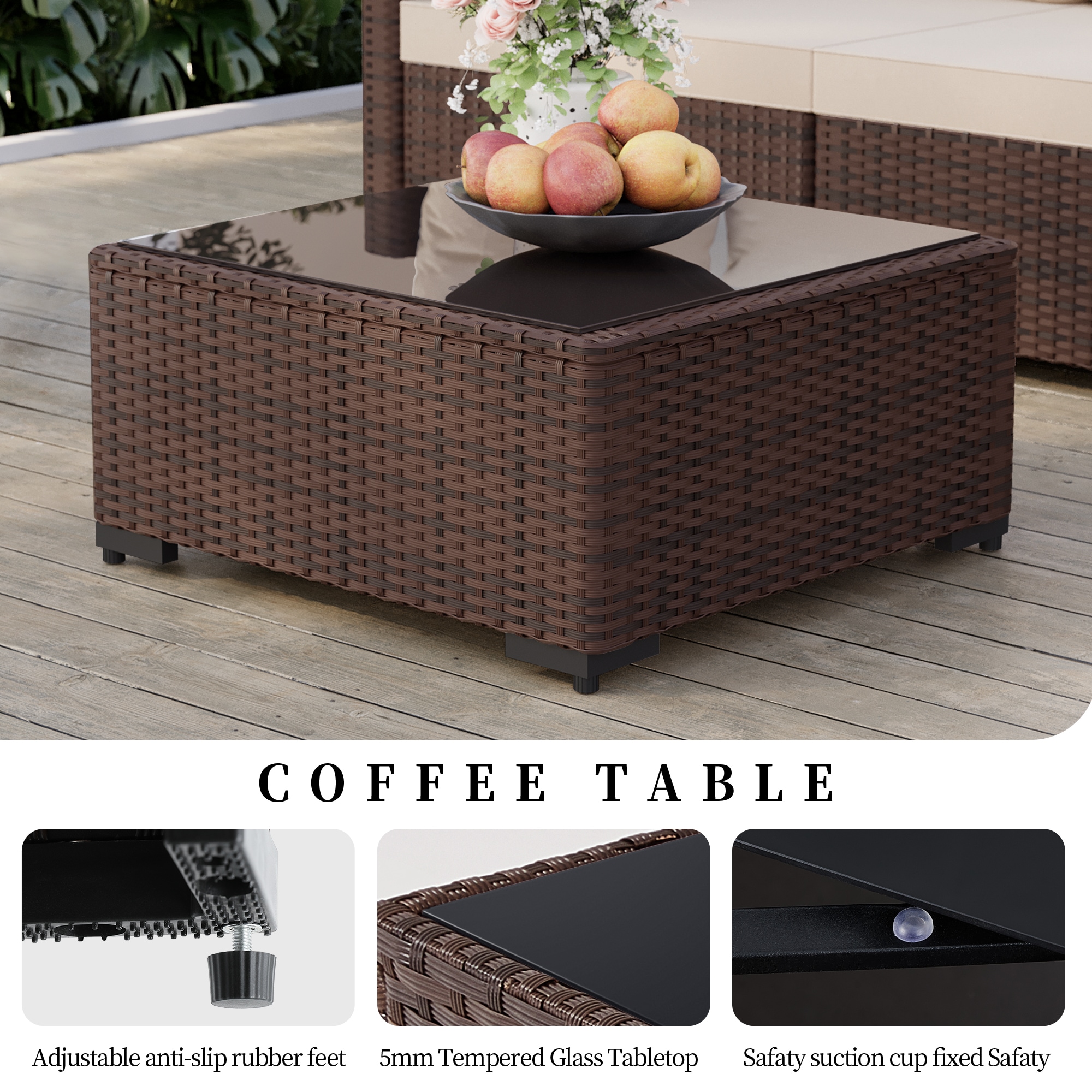 Patio Watcher LS-RT5Y11-56SDK-B1 Patio-Conversation-Sets - View #6