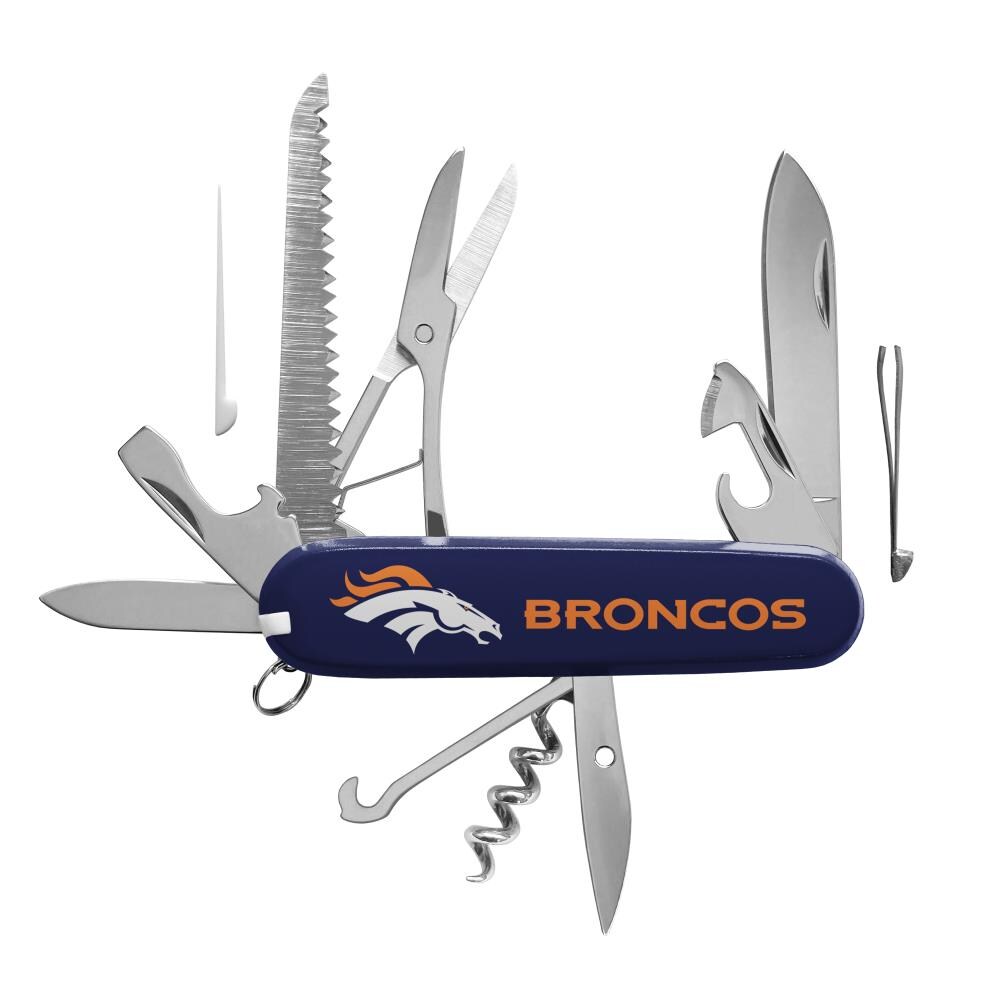 The Sports Vault MMNFL1001 Denver Broncos Blue Bartender Multi-tool