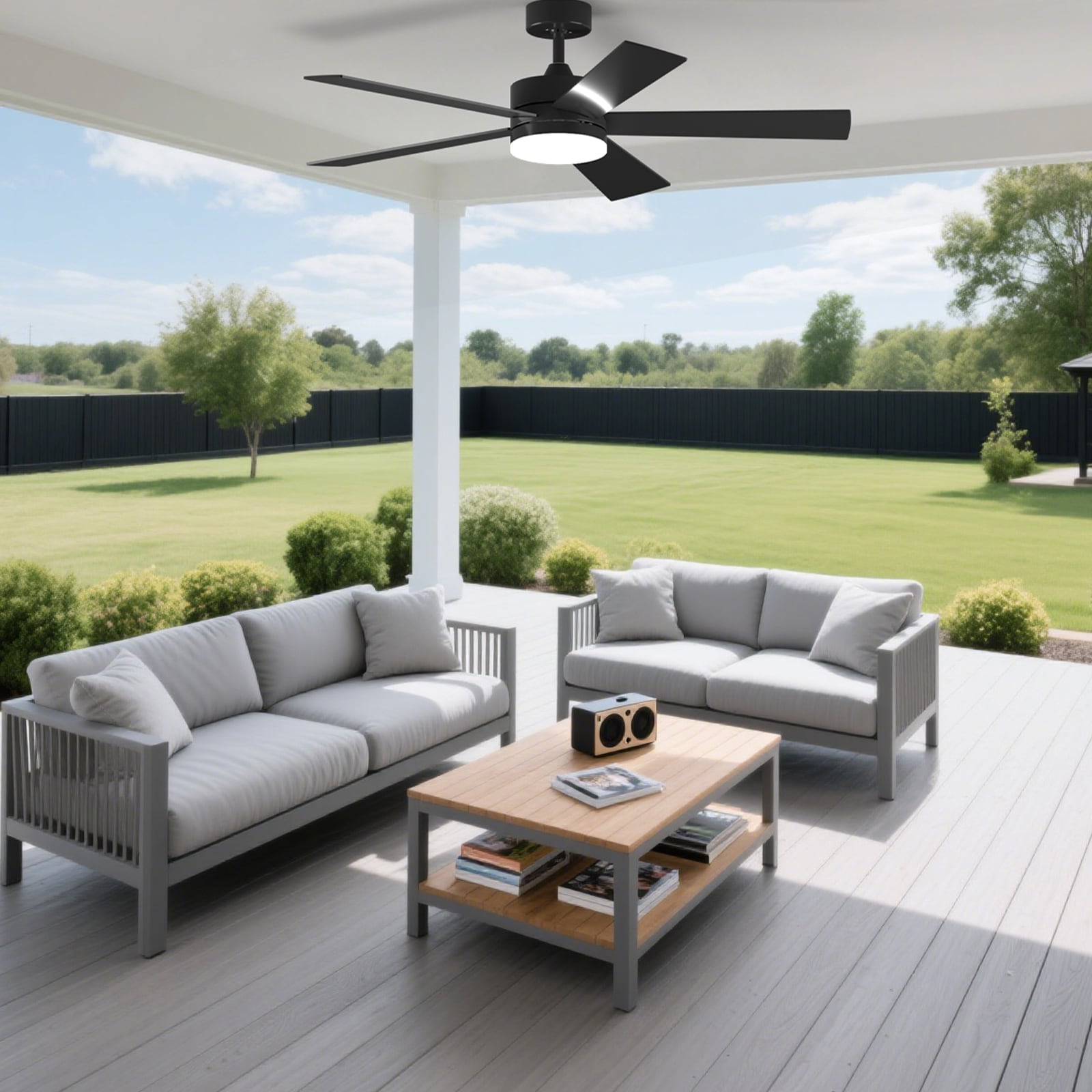COWSAR LSCF-FL9220-BLACK Ceiling-Fans - View #15