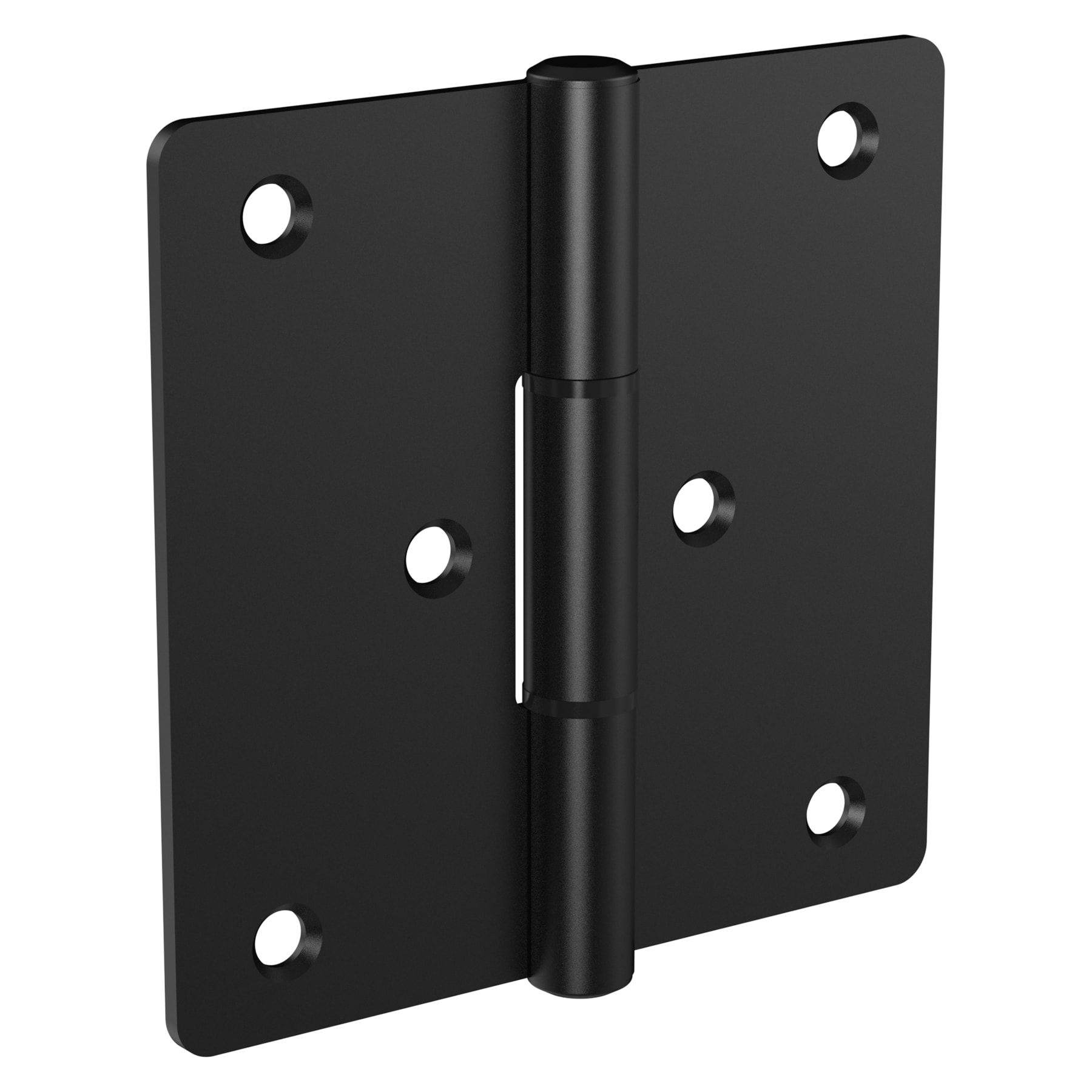 National Hardware N166-024 2 -Pack 1/2-in Black Gate hinge