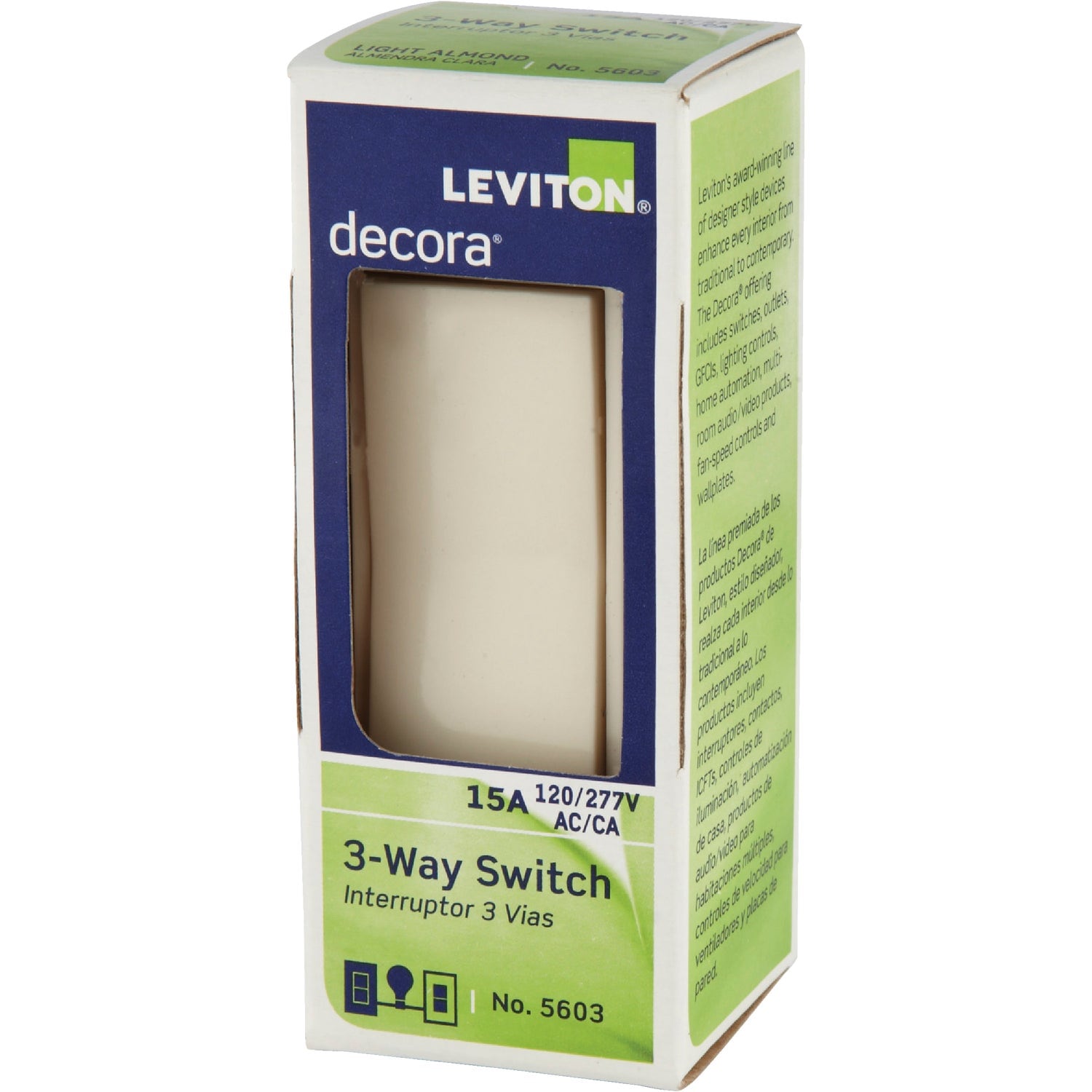 Leviton 3-Wire Grounding Electrical Component - Reliable and Efficient #S16-05603-2TS