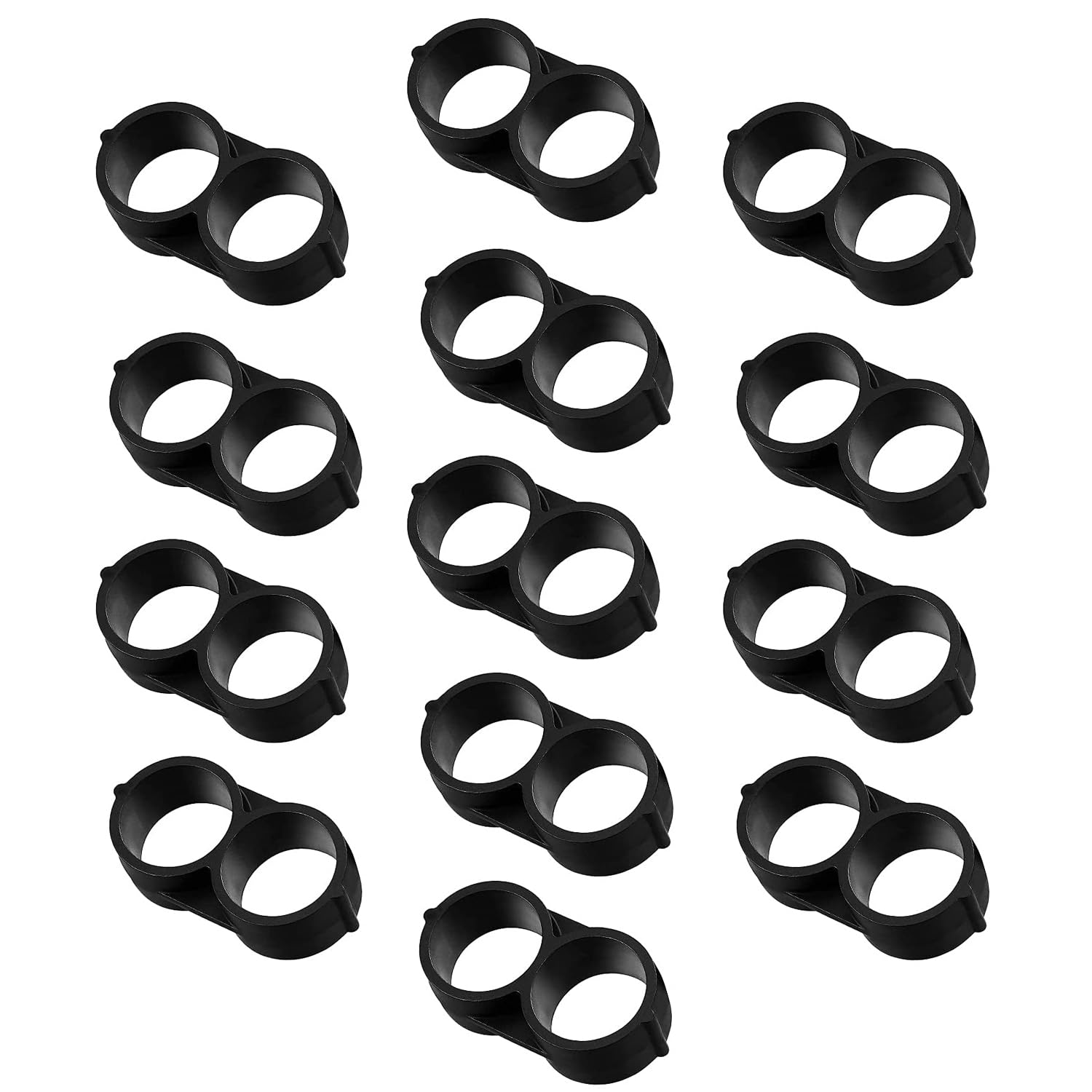 Misopily  12 pcs Half Inch Drip Tubing End Closure Universal Hose End Cap Plugs Fitting 21 Point 5 mm for Garden Irrigation System Easy Install