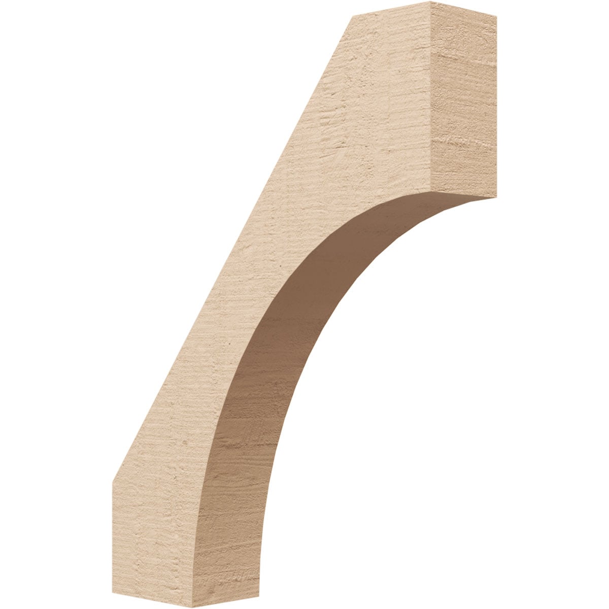 Ekena Millwork BRCUR03X14X18WTLRCPR 3-in x 18-in x 14-in Primed Urethane