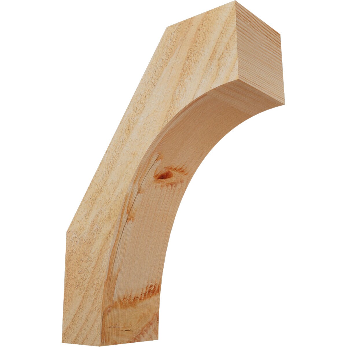 Ekena Millwork BRC04X10X14WTL00RDF 4-in x 10-in x 14-in Douglas Fir Unfinished Wood Westlake Tough Sawn Knee Brace