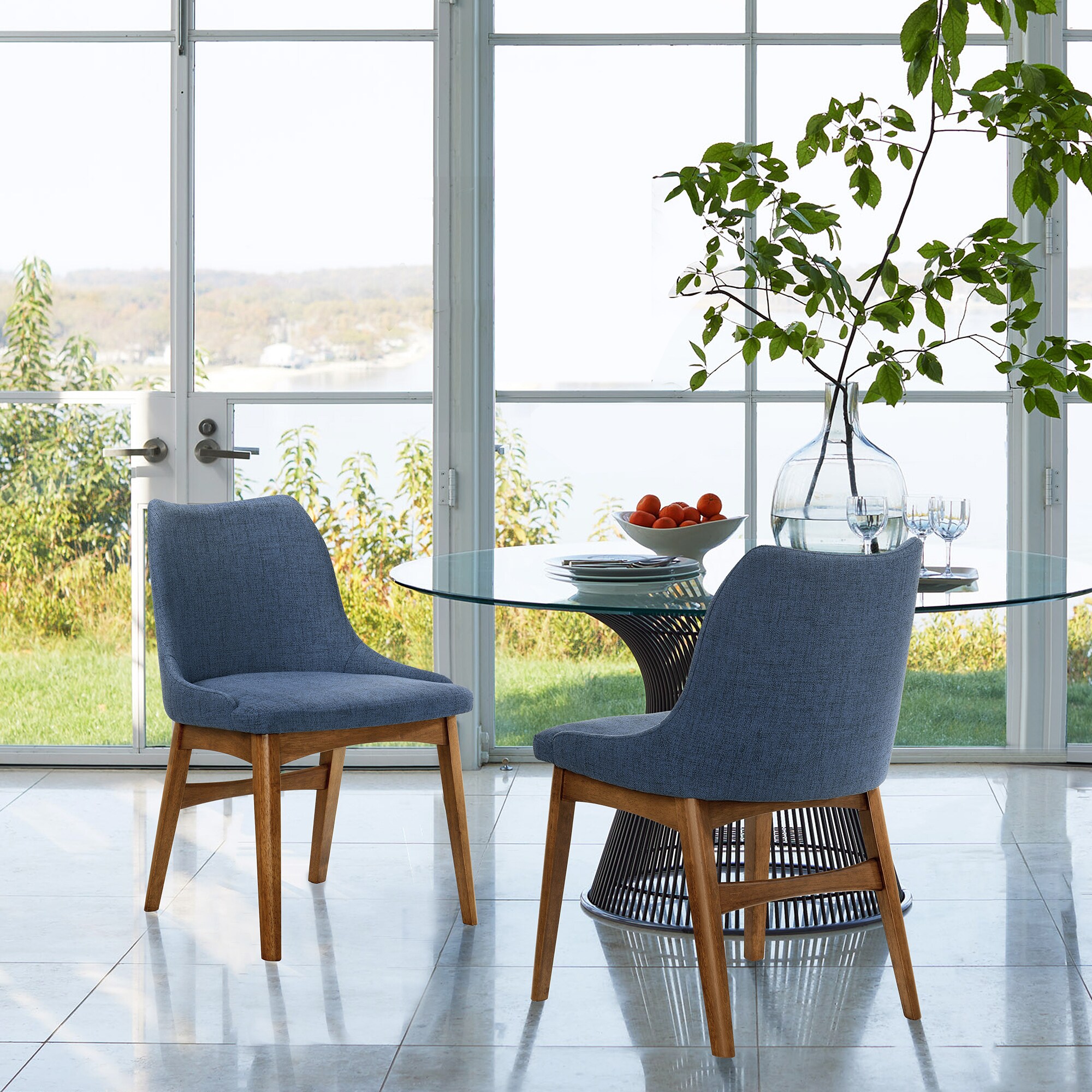 Armen Living LCAZSIWABLU Dining-Chairs - View #4