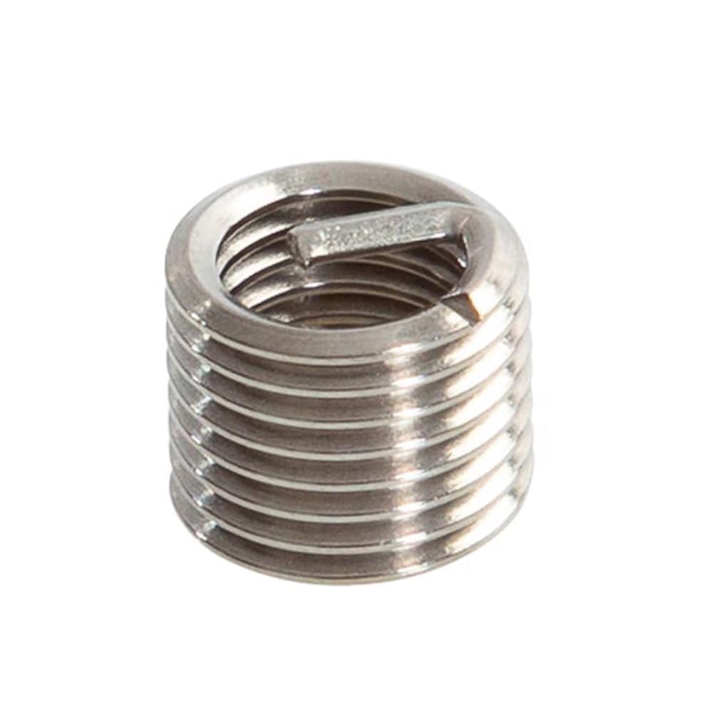 OEMTOOLS  M6 Stainless Steel Helical Thread Insert Non Locking 1 in Length 10 Pack