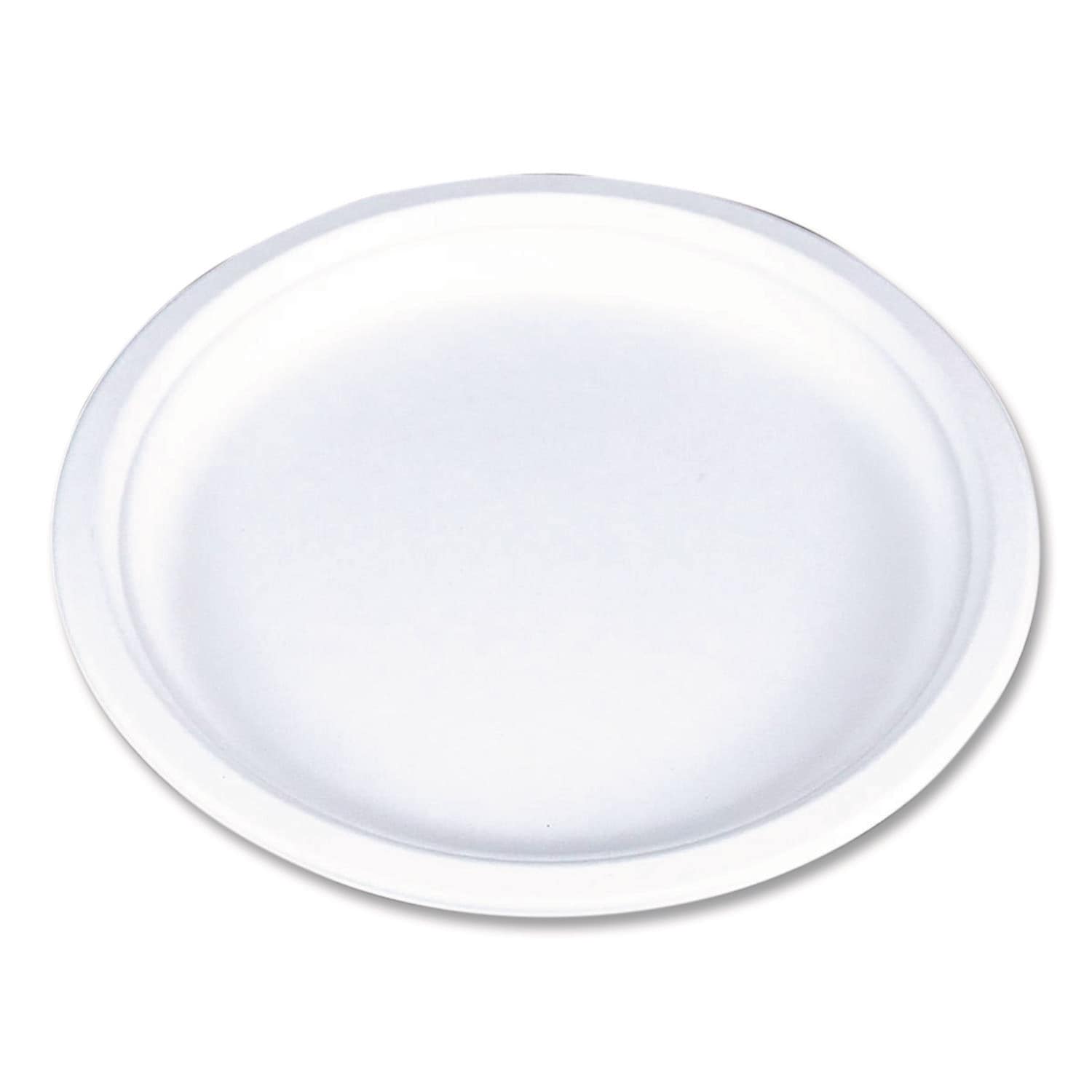 Southern Champion Tray ChampWare Molded Fiber Tableware Molded Fiber Plate 9 in dia White 125 Plates/Sleeve 4 Sleeves/Carton #18140WPF