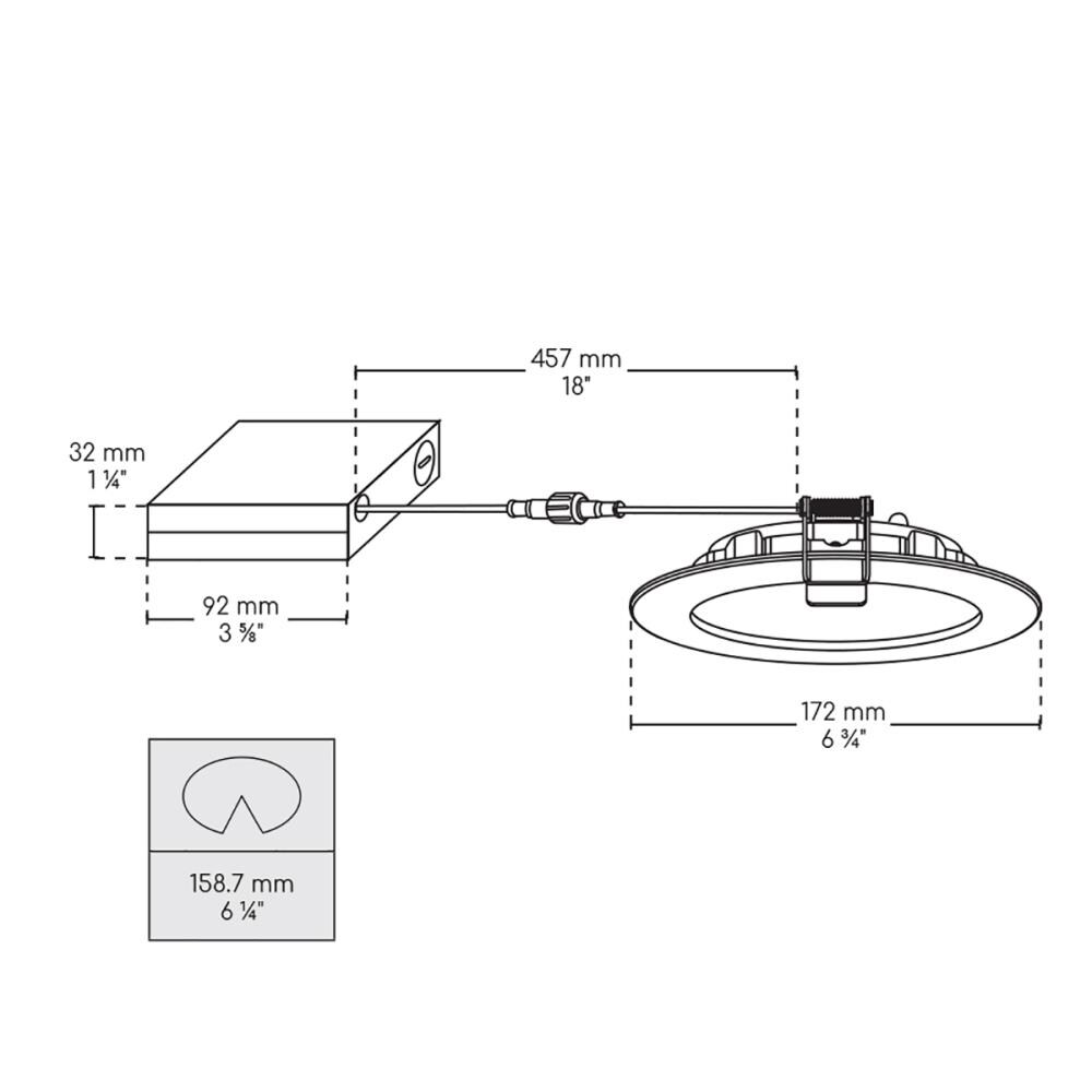 BAZZ SLDSK6TNWWF Recessed-Kits - View #3