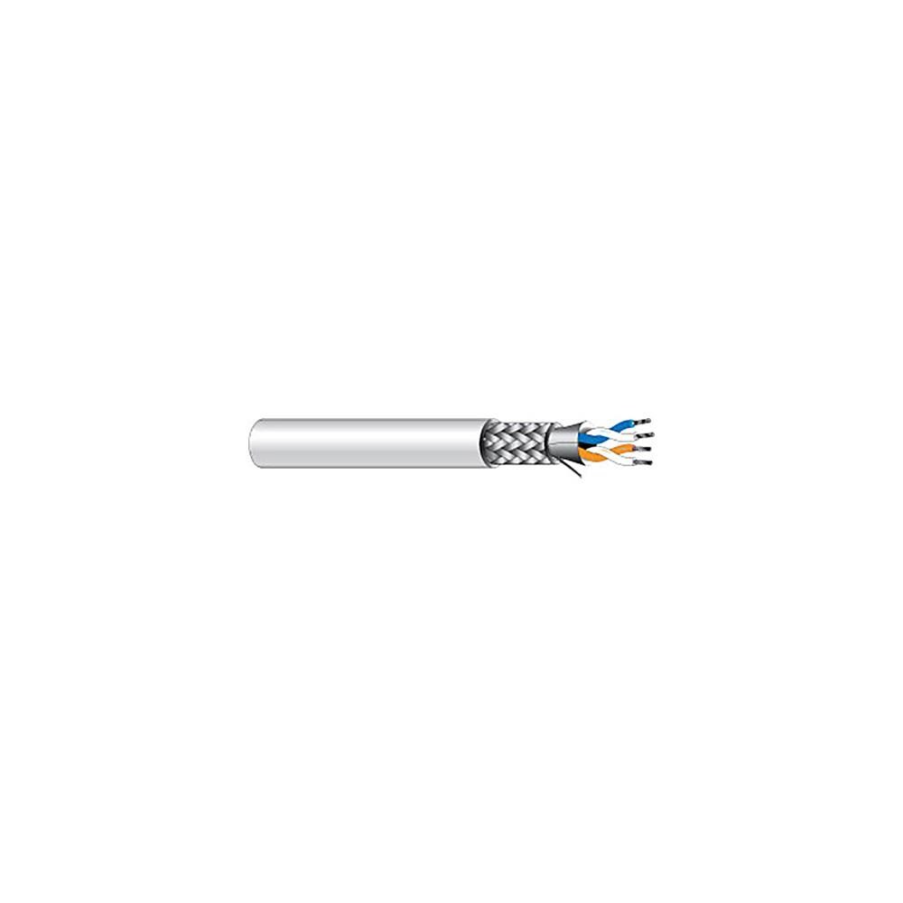West Penn Wire TCNCD356797  WP-D254852GY1000 2 Pair 24AWG FoilPlus Braid Sheilded RS-485 Cable CMP- Gray- 1000 ft.