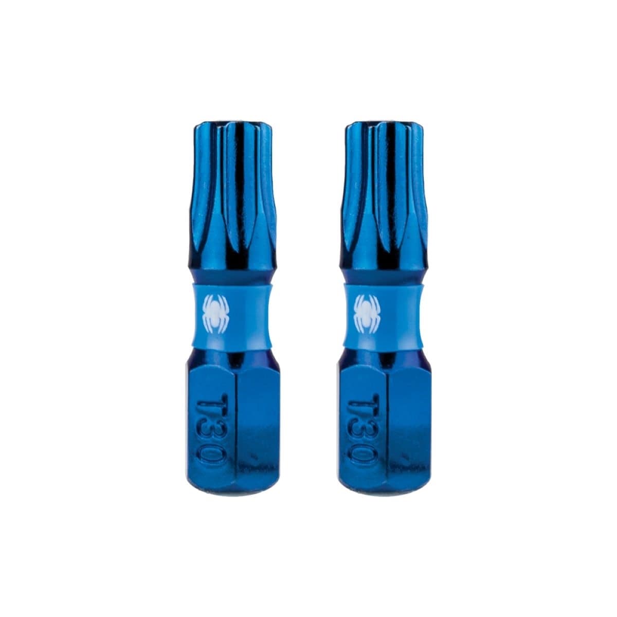 Spyder 19043 Mach-Blue T30 1/4-in x 1-in Torx Impact Driver Bit 2 -Piece
