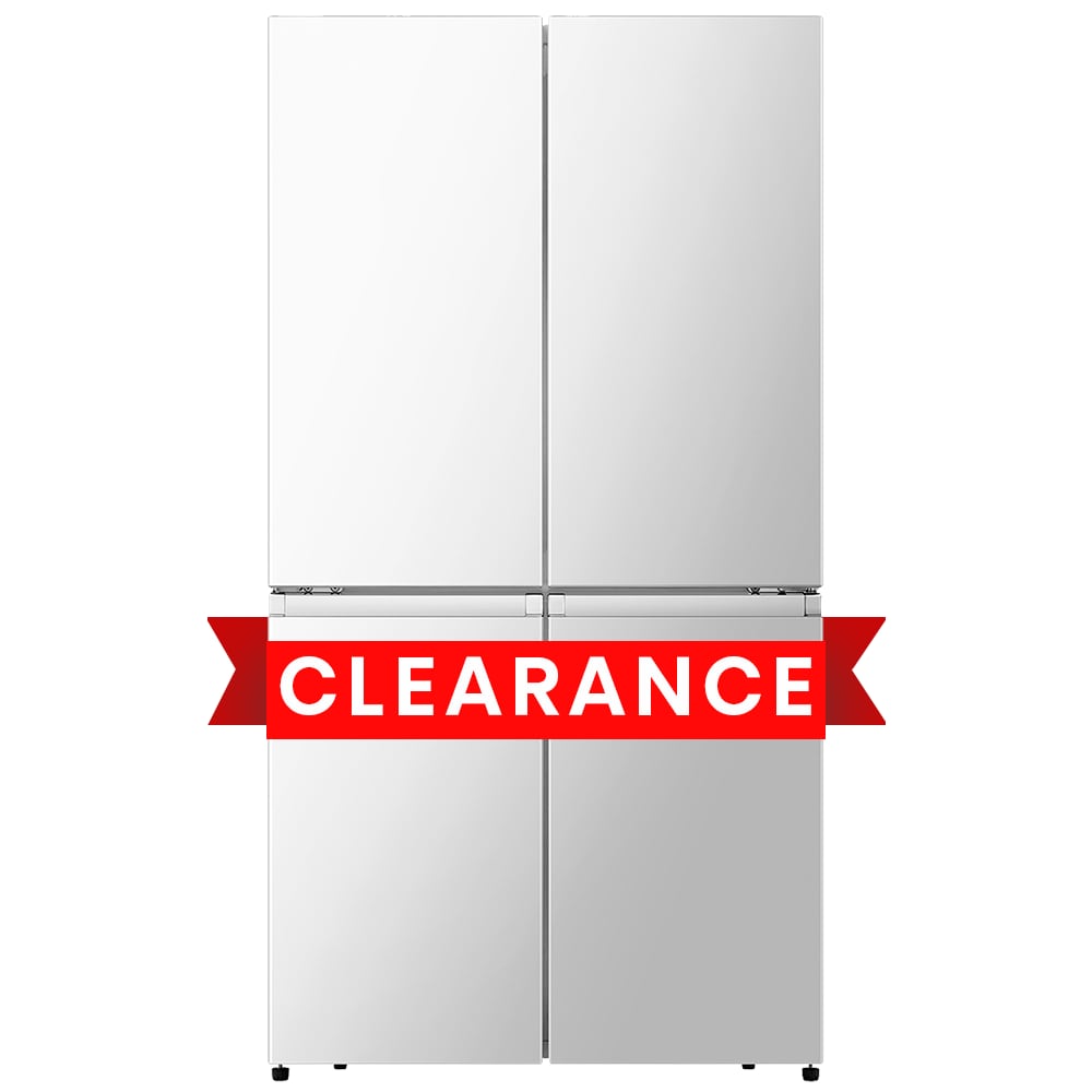 Hisense 21.6-cu ft 4-Door Counter-depth French Door Refrigerator with Ice  Maker (White)