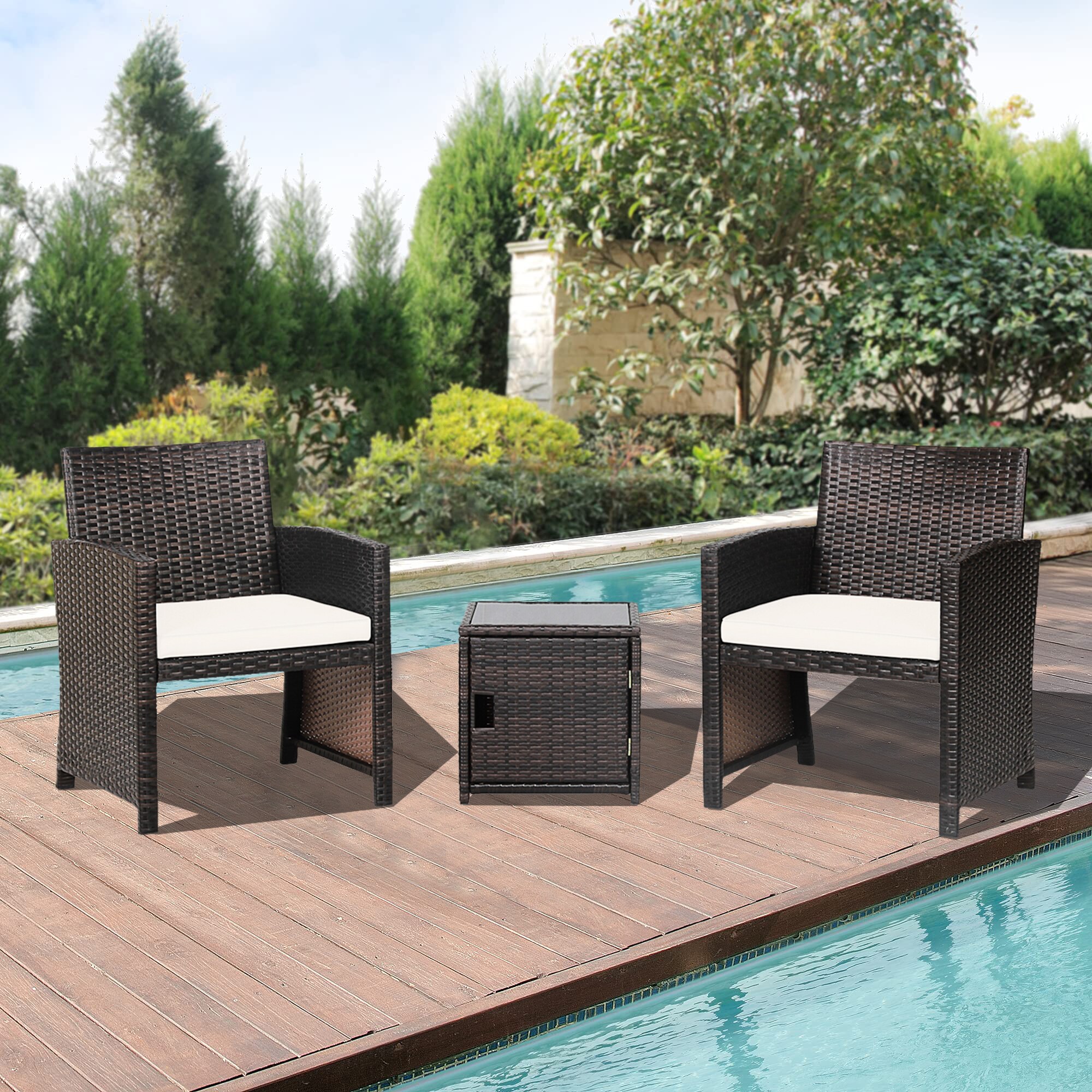 WELLFOR OUJ69444WH Patio-Conversation-Sets - View #5