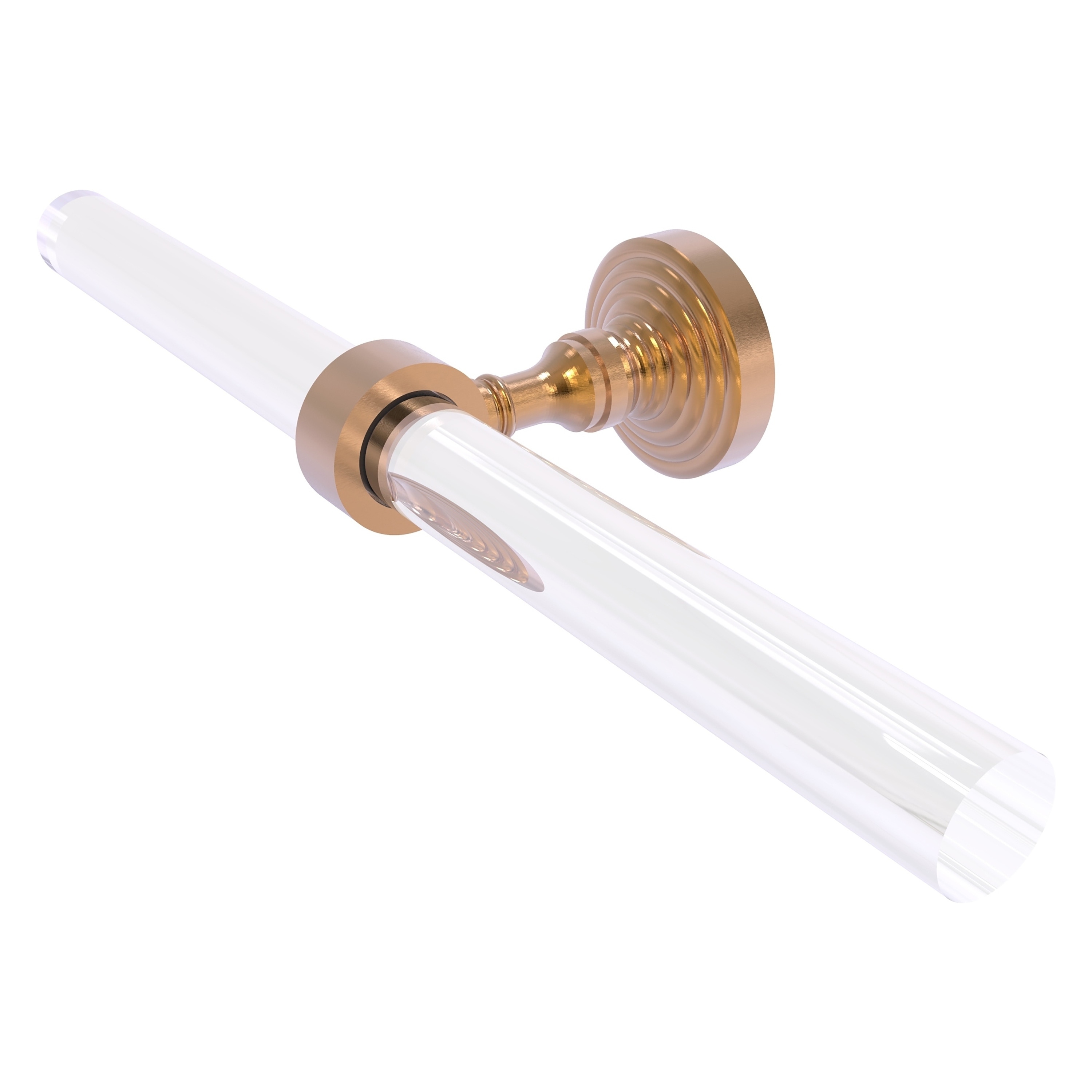 Allied Brass PG-HTB-2-BBR Pacific Grove 15-in double Brushed Bronze Wall mount Double Towel Bar