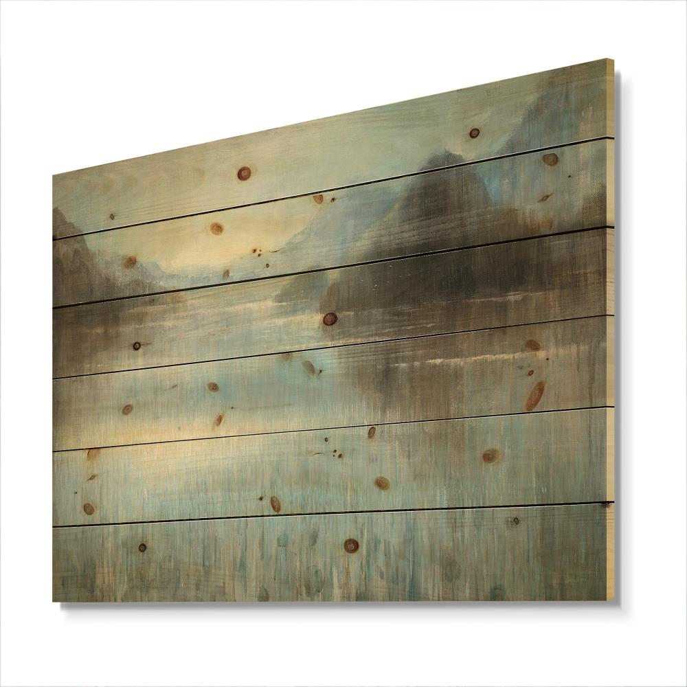 Designart 36-in H x 46-in W Country Wood Print at Lowes.com