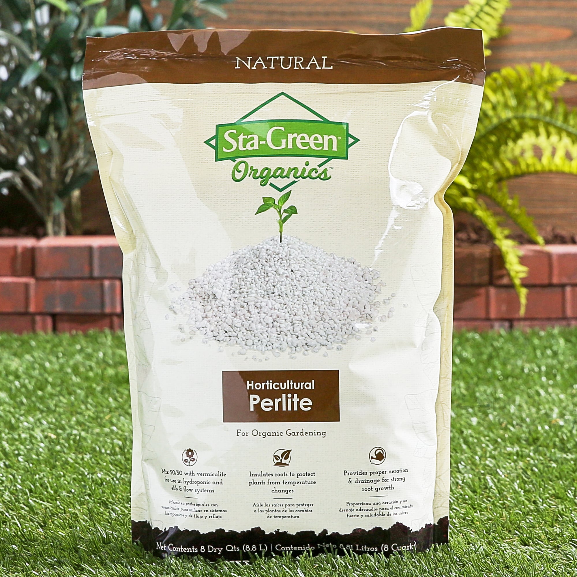 Sta-Green 8-Quart Organic Perlite Improves Soil Structure in the Soil  Amendments department at