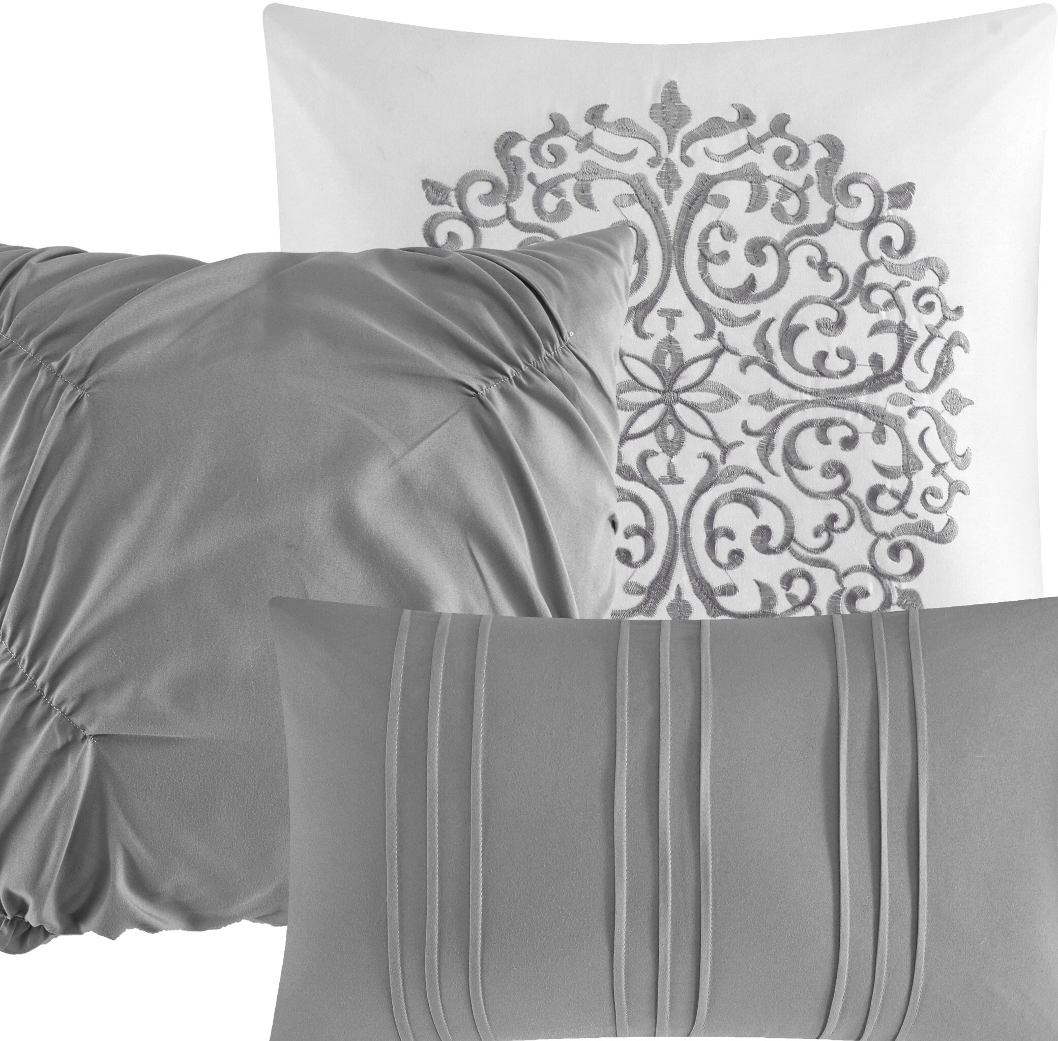 Nanshing TATUM7-Q-GRY bedding - View #2