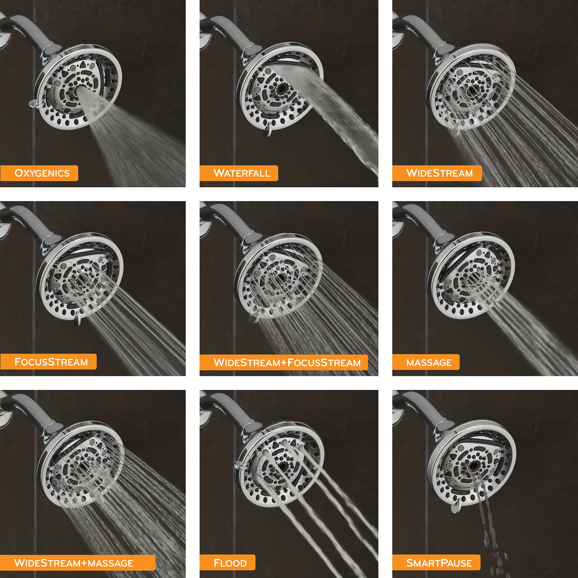 Oxygenics 52268 Fixed-Showerhead - View #3