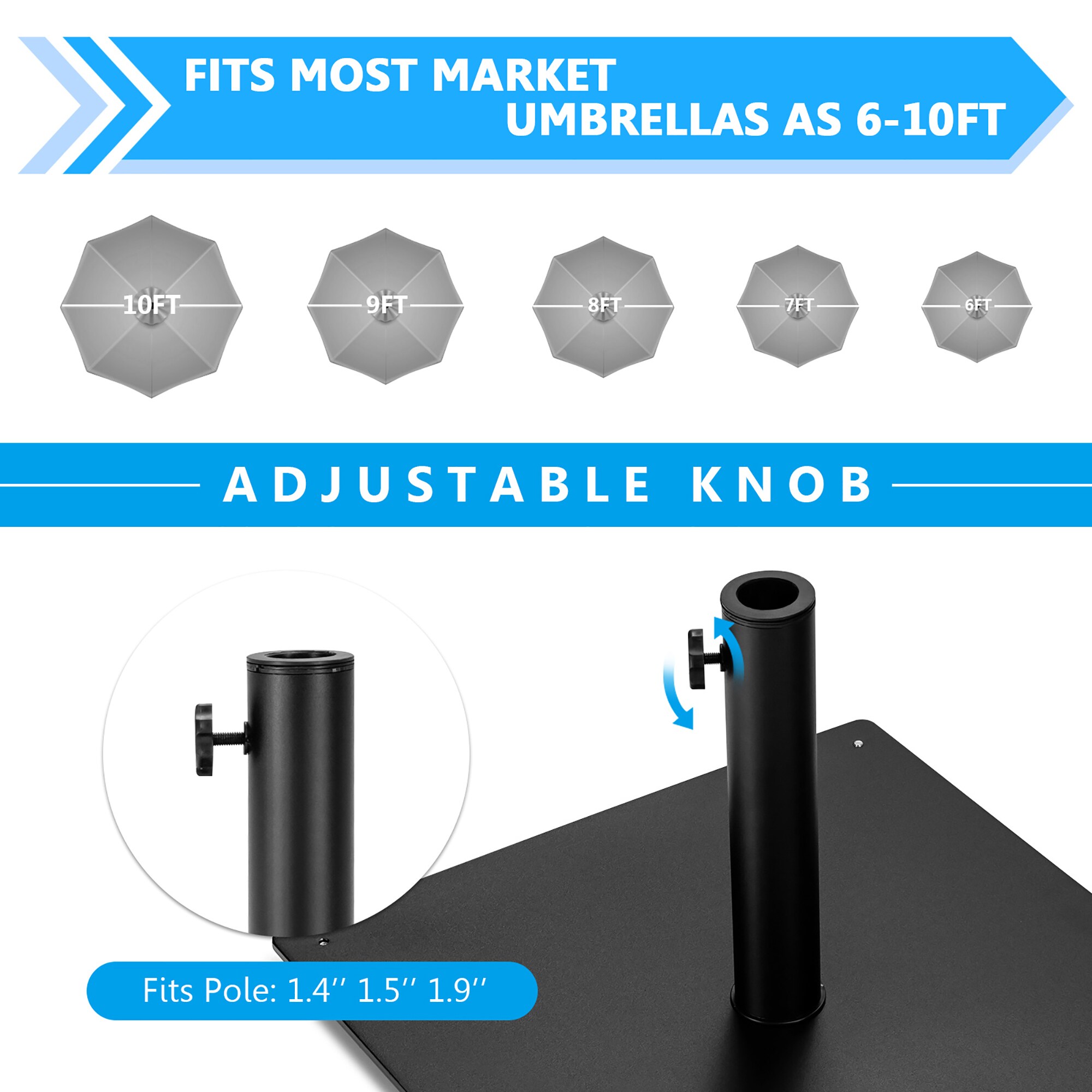 Costway JV10009 Umbrella-Bases - View #5