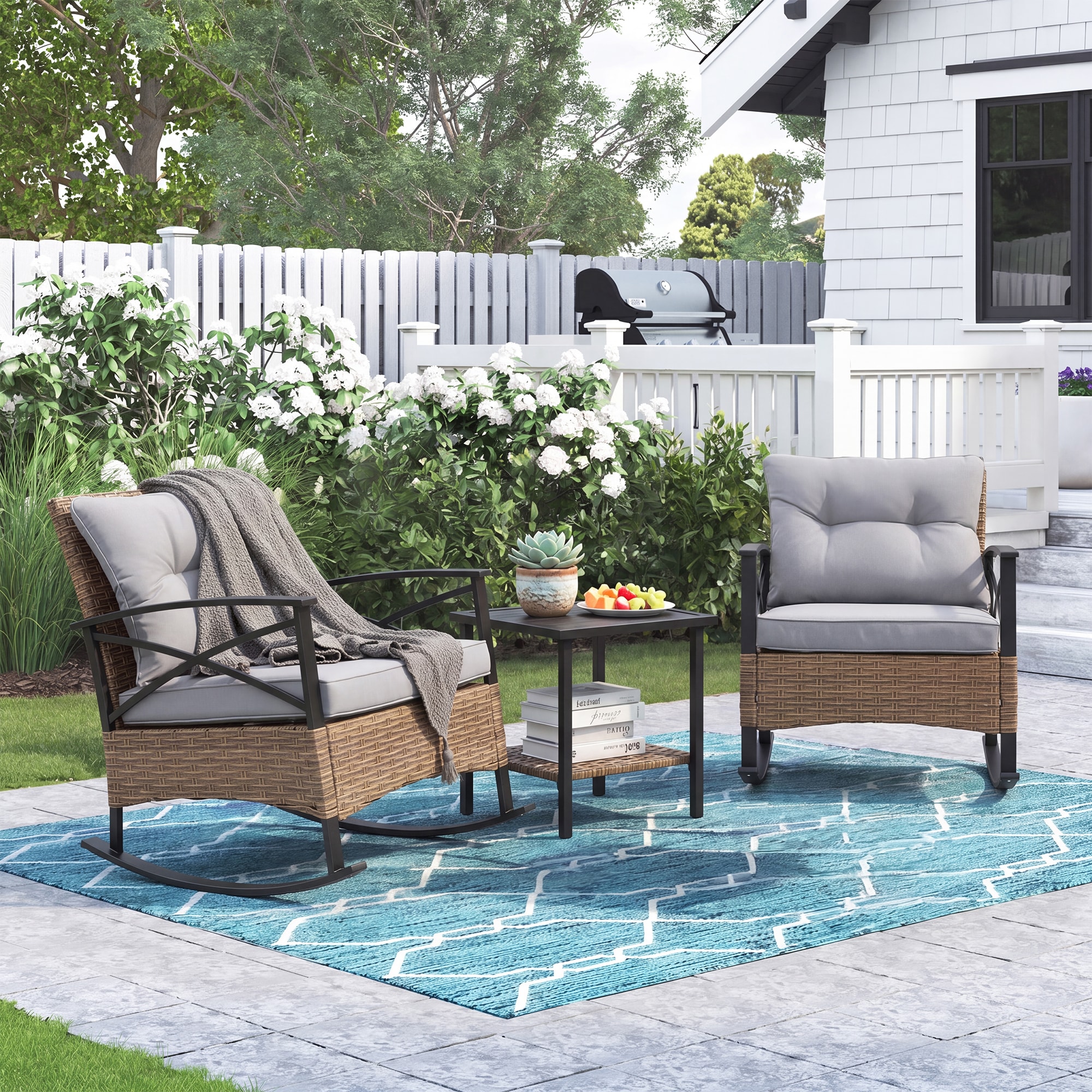 TEINIE HJJ-W640P002 Patio-Conversation-Sets - View #3
