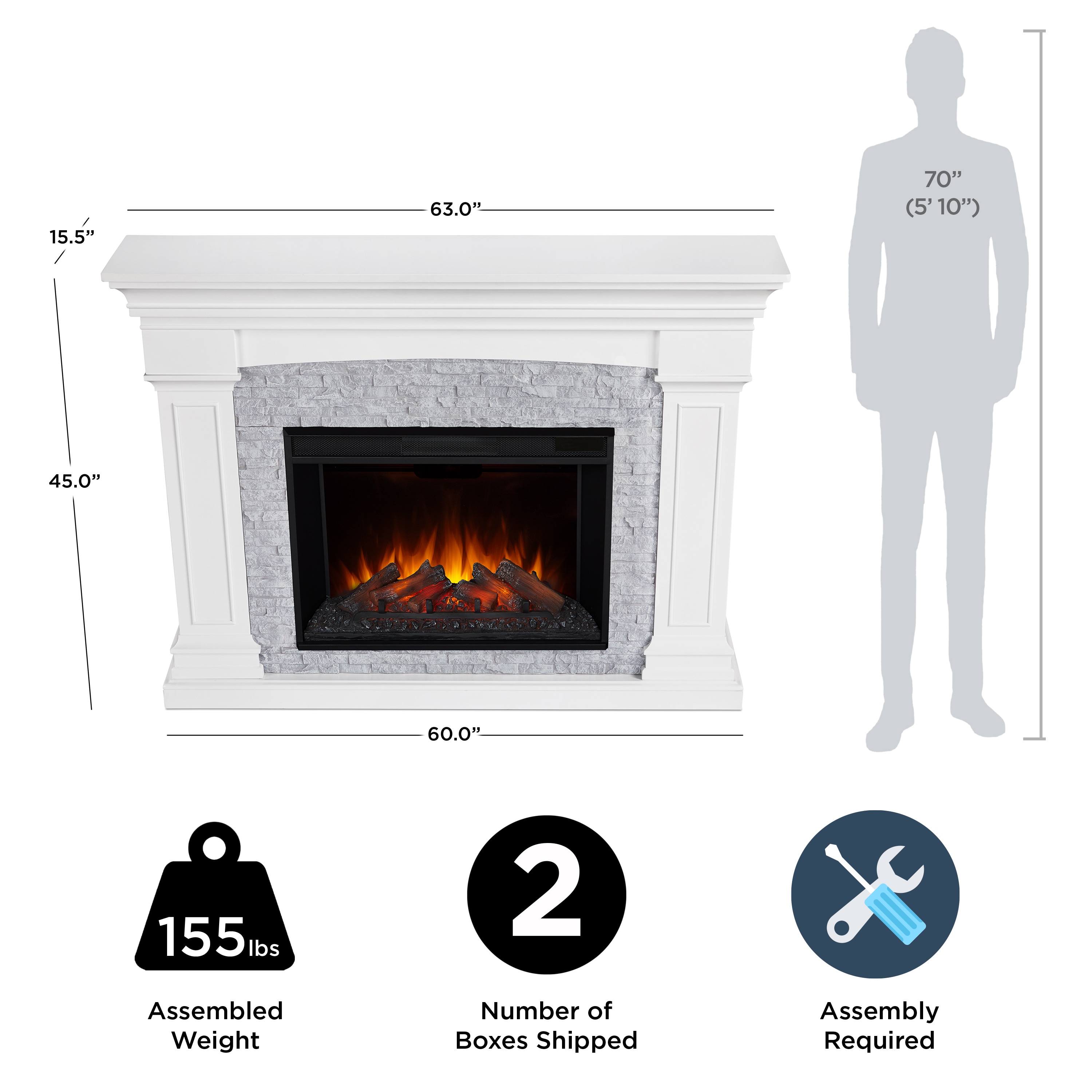 Real Flame 8290E-W Electric-Fireplaces - View #9