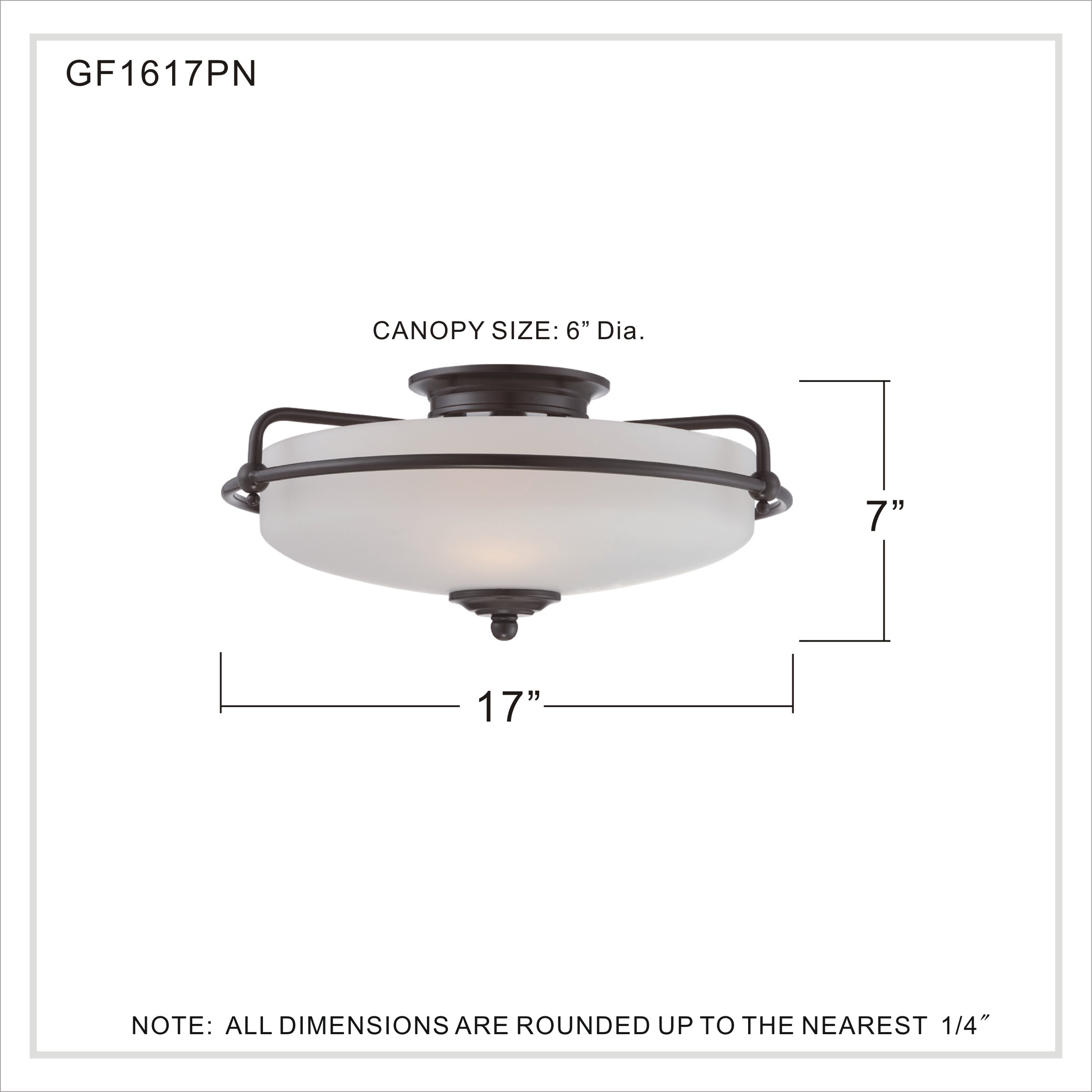 Quoizel GF1617PN flushmounts - View #9