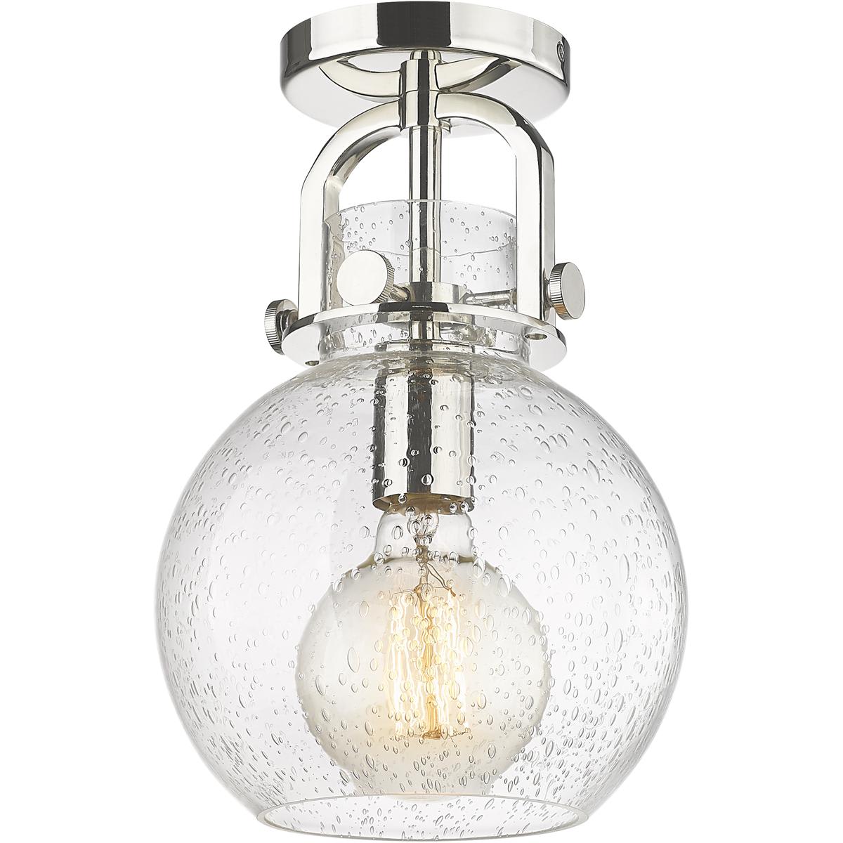 Innovations Lighting 410-1F-PN-G410-8SDY 410-1F-PN-G410-8SDY Newton Sphere Flush Mount