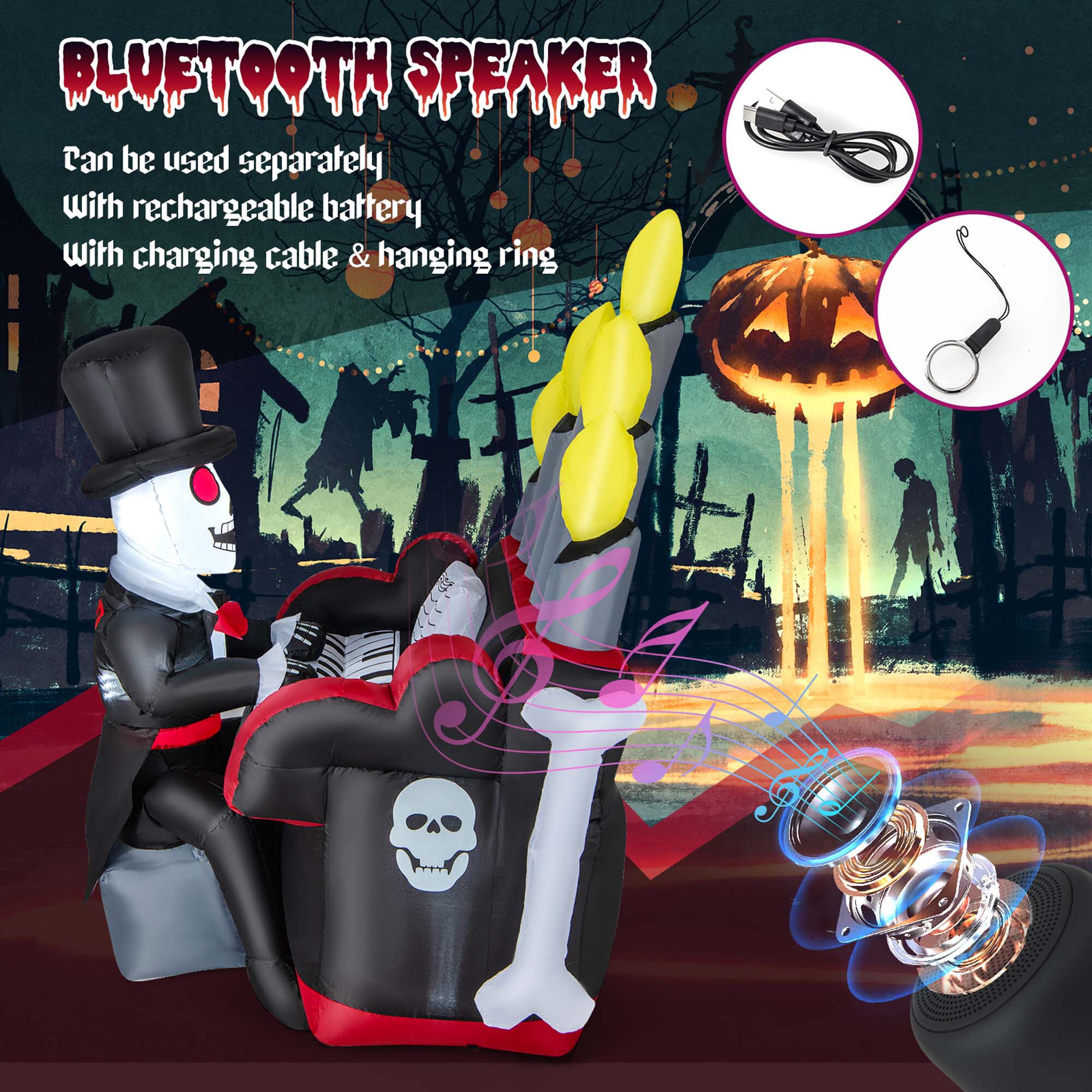 Costway LWS00739 Outdoor-Halloween-Decor - View #7
