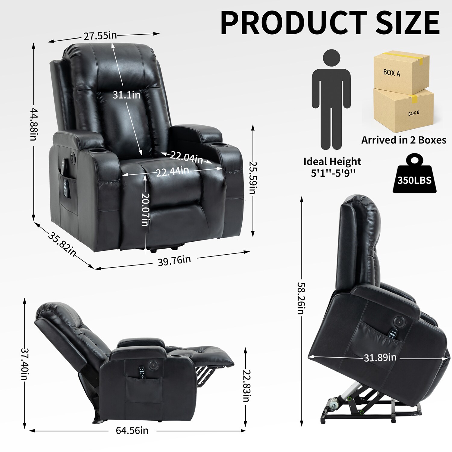 GZMR GZ-LF0613A recliners - View #5