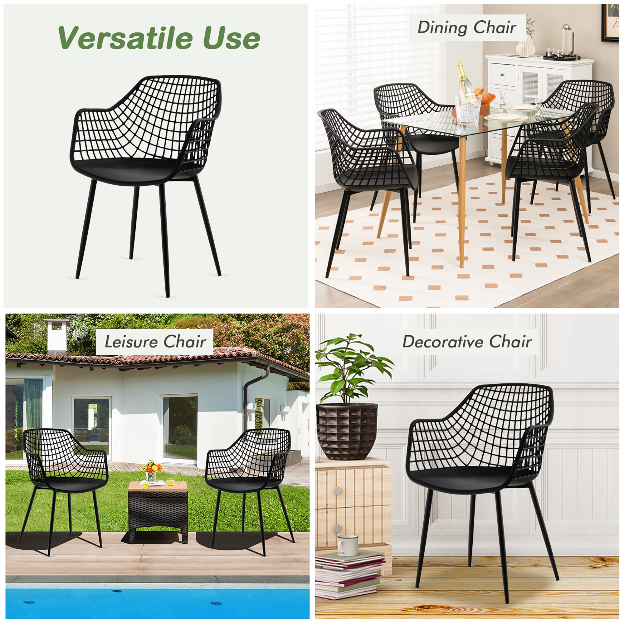 Goplus LWS00329 Dining-Chairs - View #5