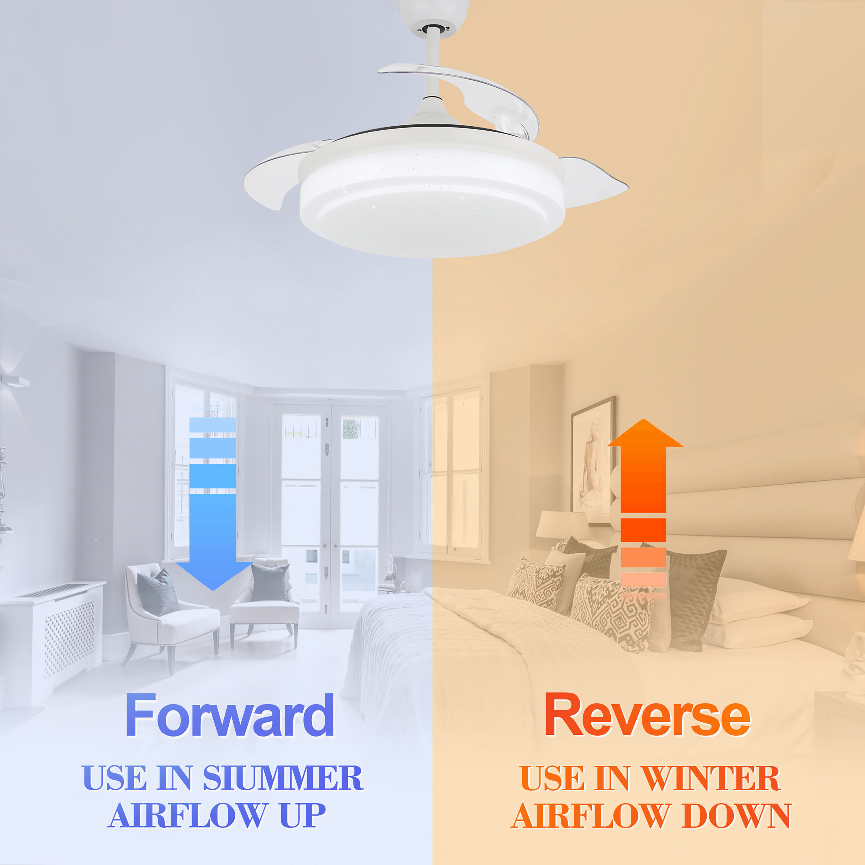 Bella Depot DC4262-W Ceiling-Fans - View #6