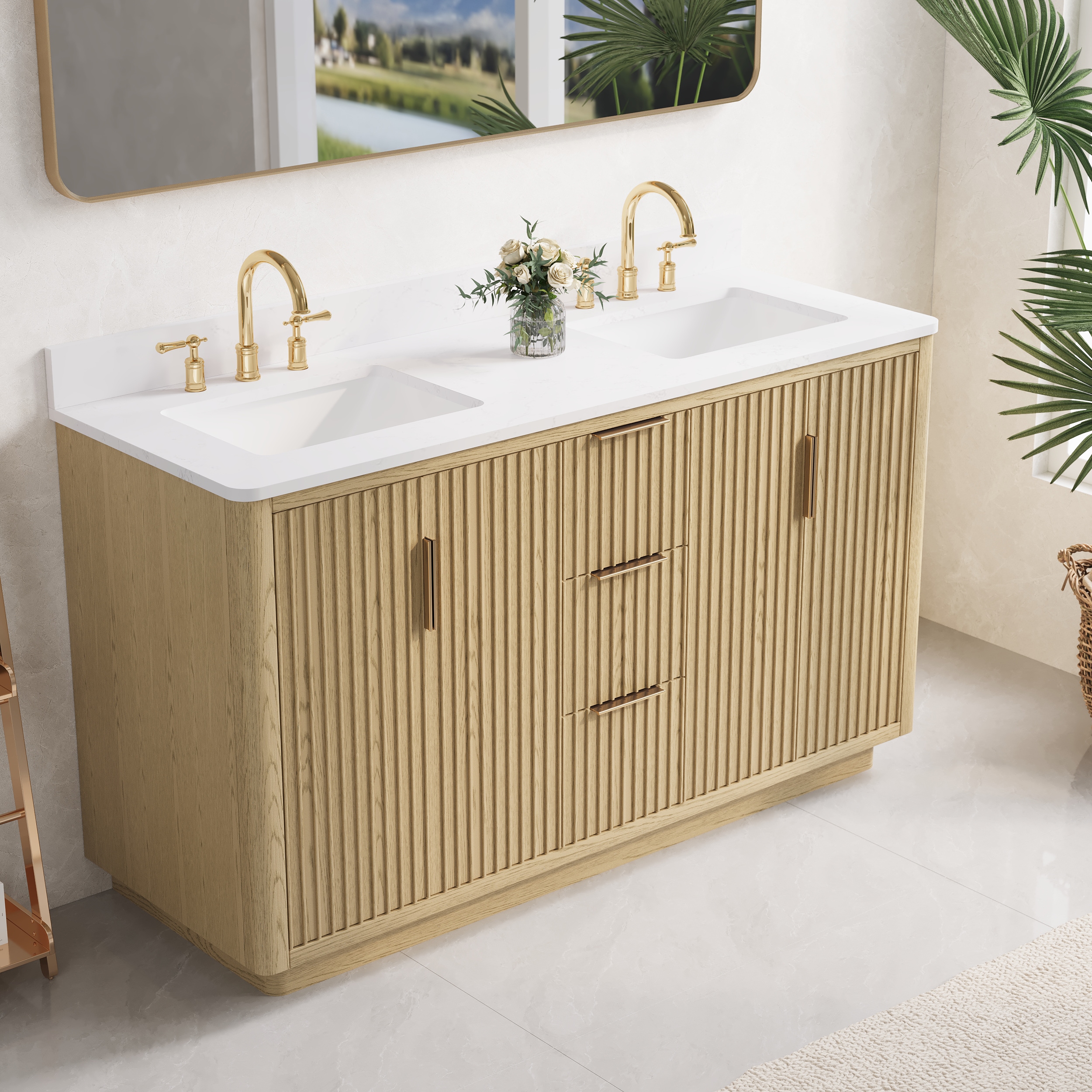 WELLFOR VEX-60TGY Bath-Vanity-Combo - View #5