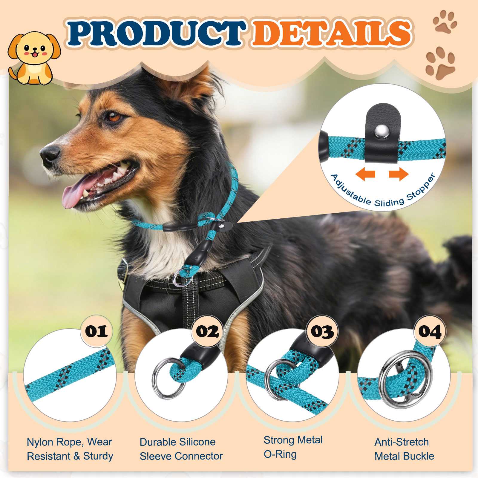Unique Bargains S26031601UX1085 Dog-Collars-Harnesses - View #3