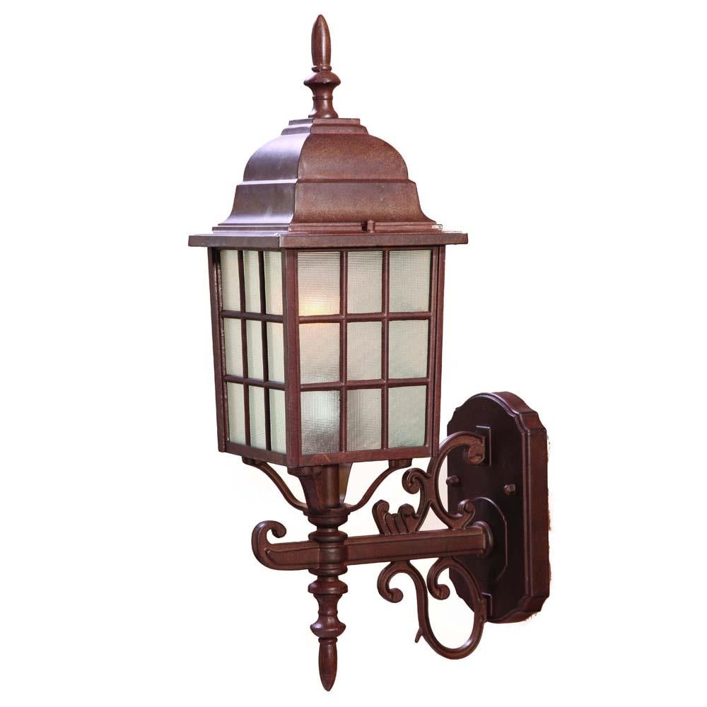 Acclaim Lighting 5301BW Nautica 1 -Light 18.5-in H Brown Hardwired Outdoor Wall Light