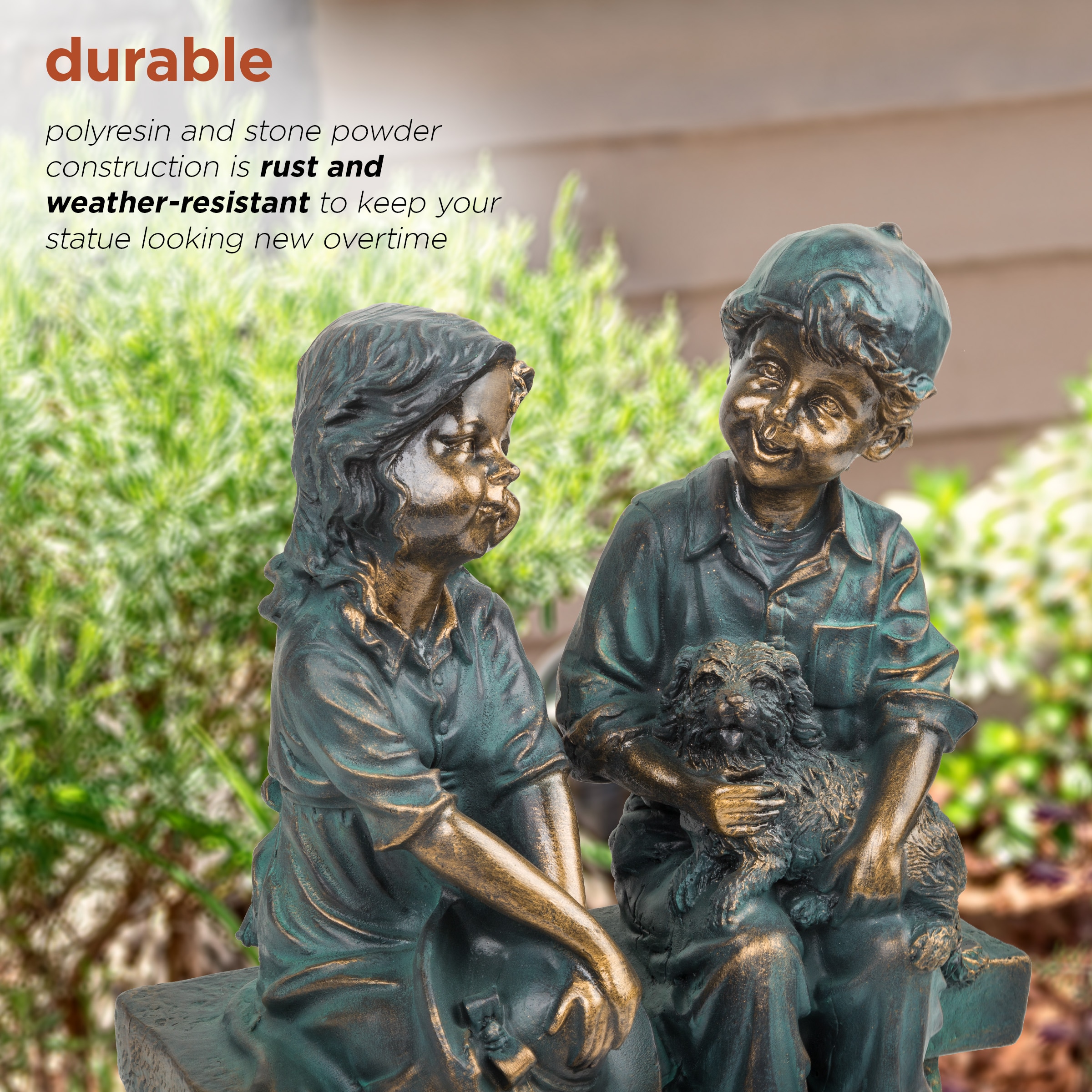 Alpine Corporation GXT264 Garden-Statue - View #6