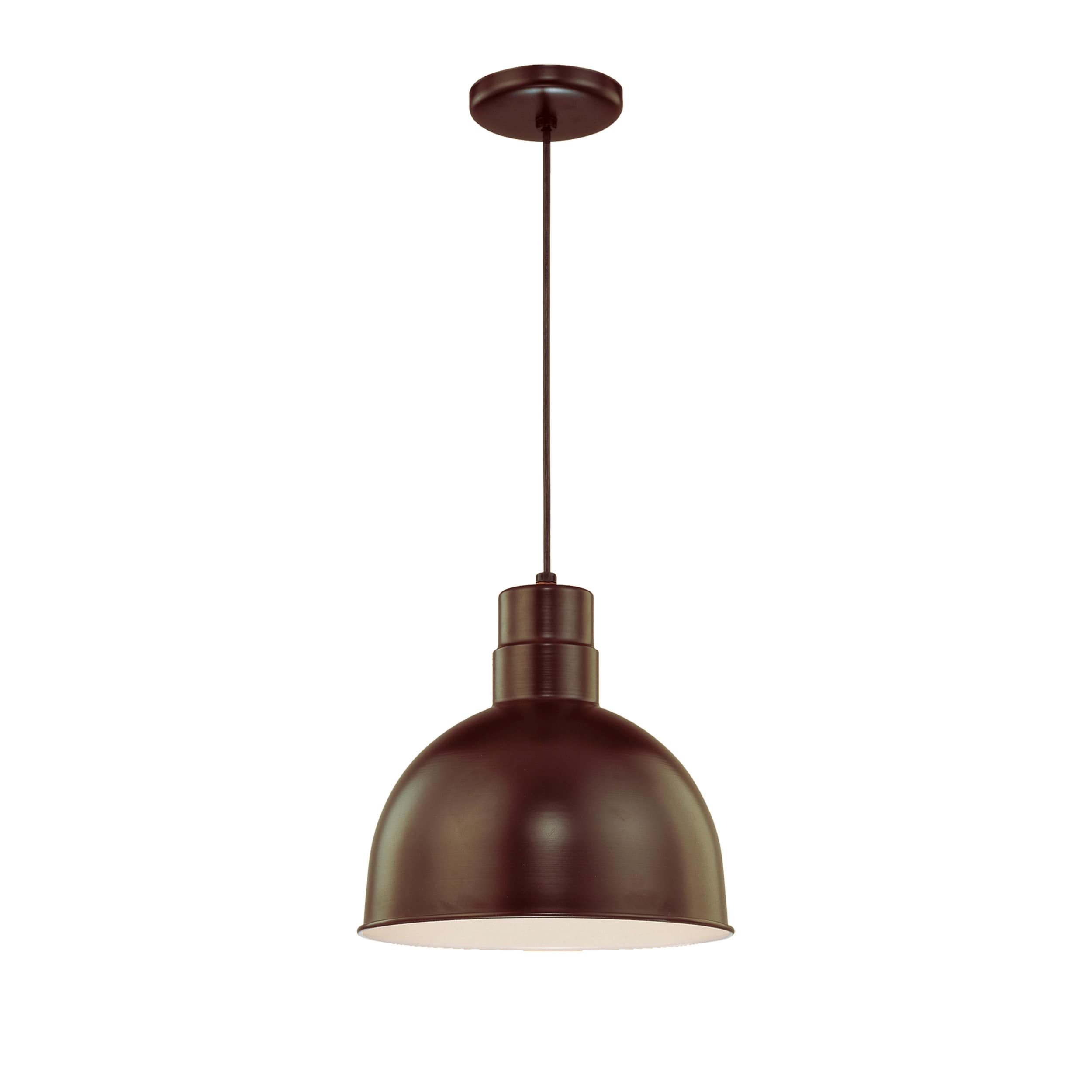 Millennium Lighting RDBC12-ABR R series Architectural bronze Traditional Dome Medium Outdoor Hanging Pendant light
