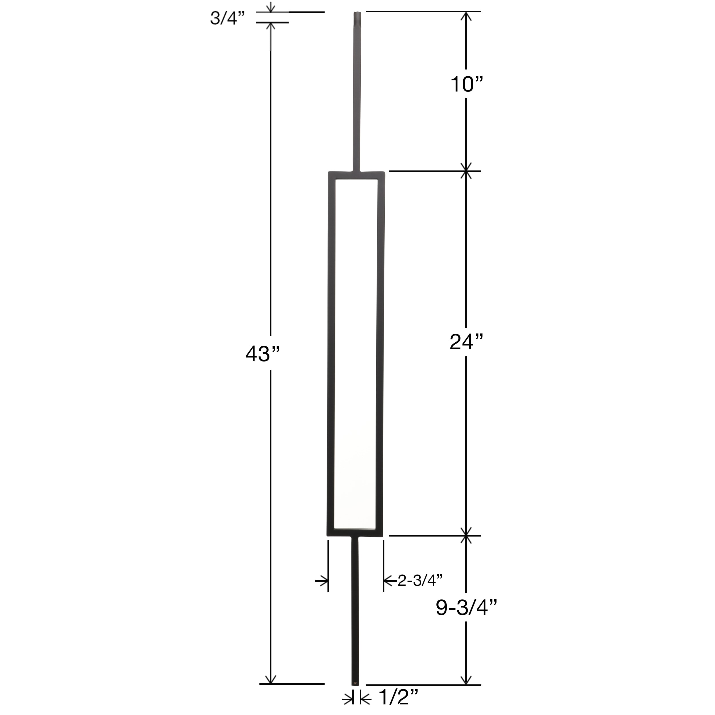 RELIABILT WGT81SB Interior-Stairpart-Balusters - View #5