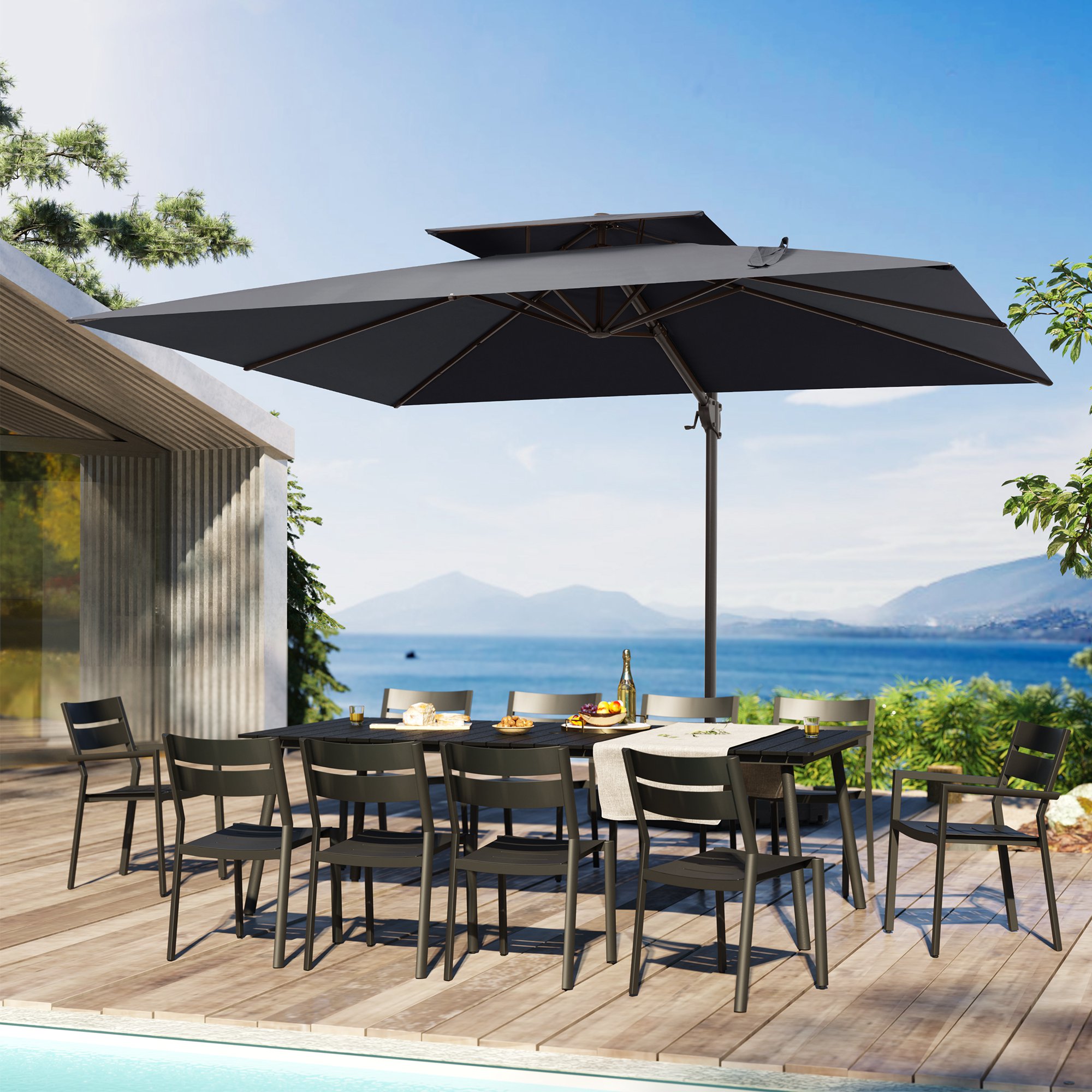 Crestlive Products CL-PU060DGY Umbrellas-2 - View #3