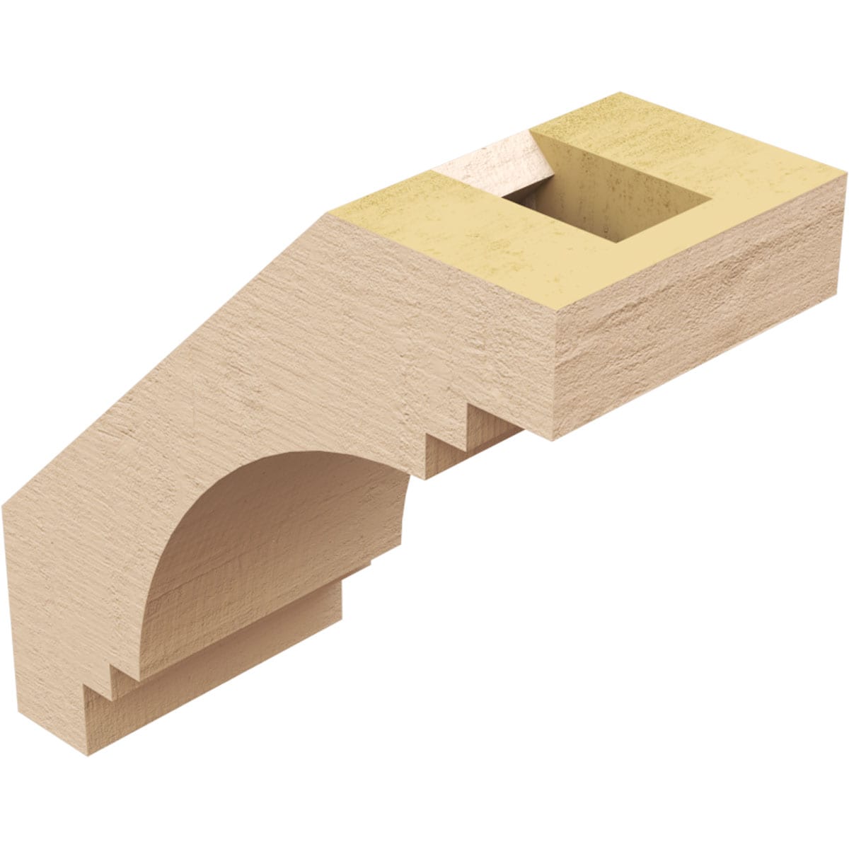 Ekena Millwork BRCUR03X06X06PECRCPR braces - View #6