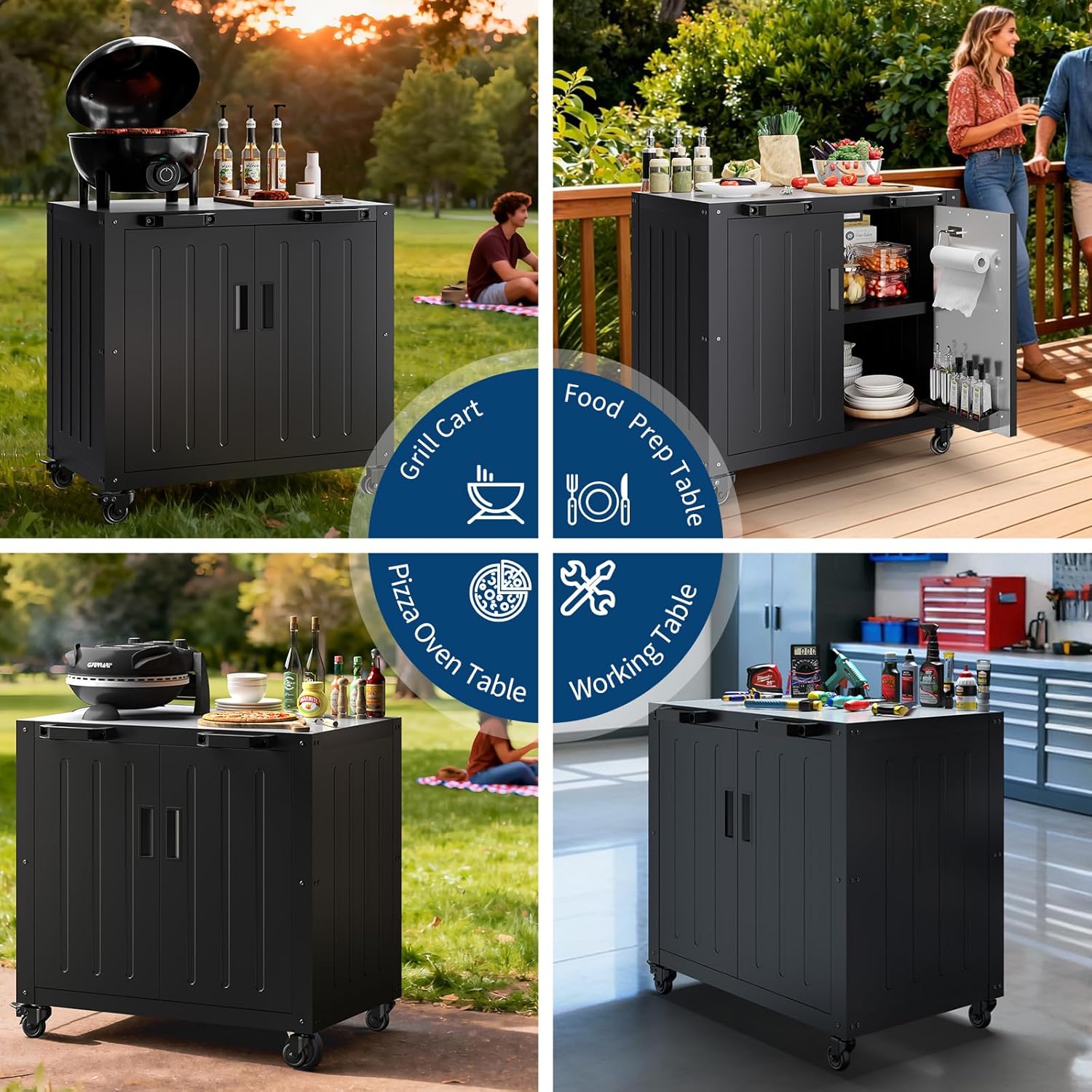 Garvee GGL-PPG-345QXBCU Grill-Carts-Grill-Stands - View #6