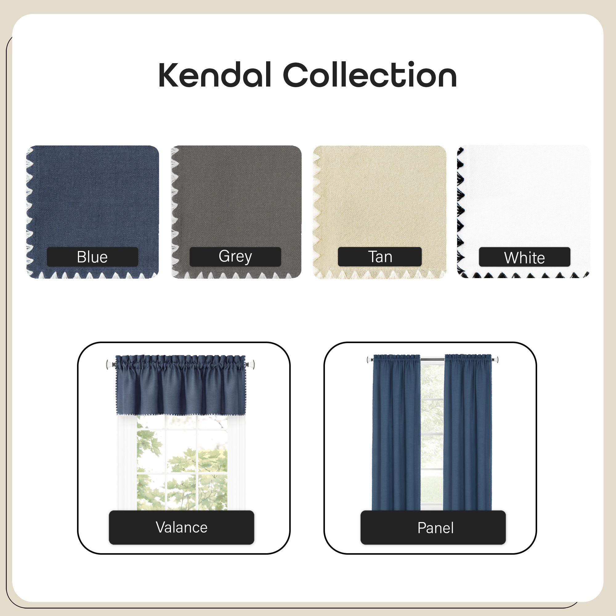 Achim KETV24BL12 valances - View #7