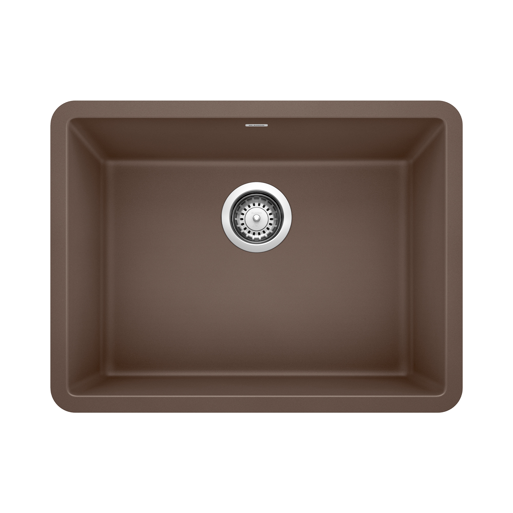 BLANCO 522418 Precis Silgranit Undermount 23.44-Inches x 17.75-Inches Granite Single bowl Kitchen Sink