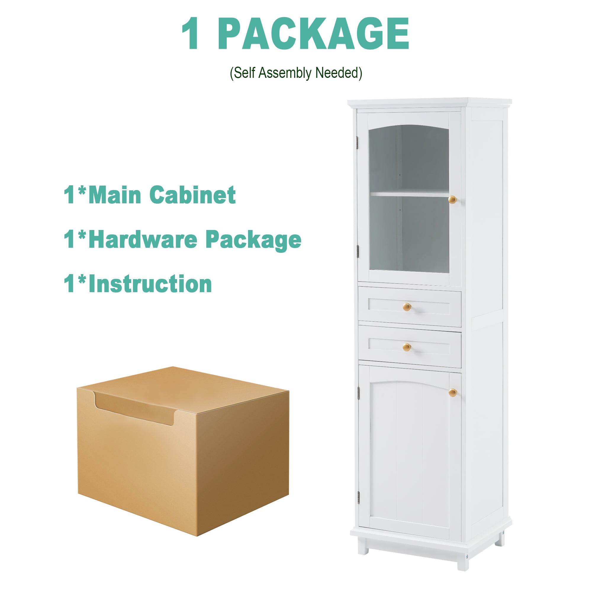 GDFStudio 332981 Linen-Cabinets - View #6